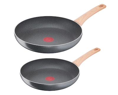 Foto 1 | Juego de Sartenes T-Fal Hard Stone Antiadherente 2 Piezas