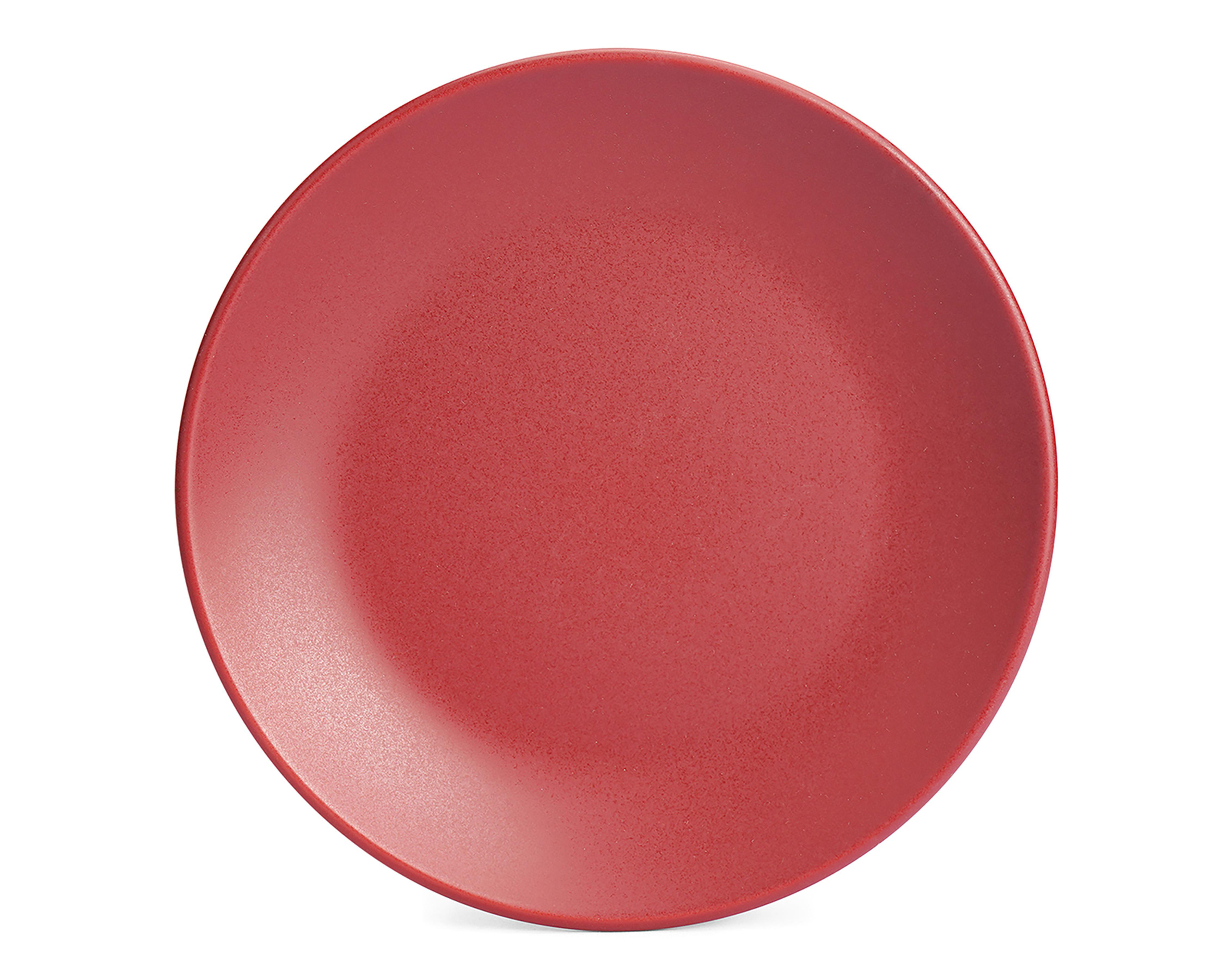 Foto 5 pulgar | Vajilla de Cerámica Roja para 4 Personas 16 Piezas