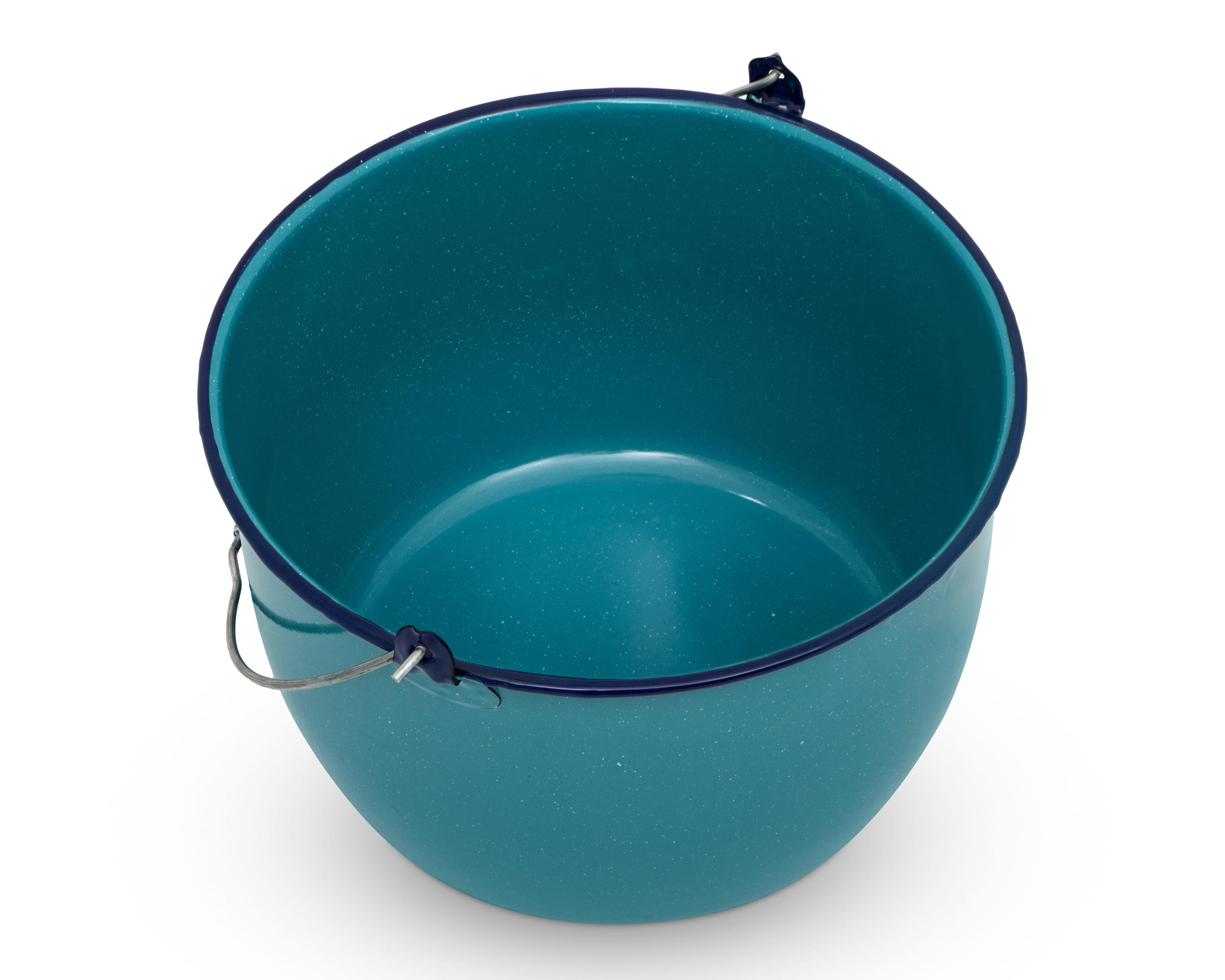 Foto 5 pulgar | Juego de Ollas Cinsa Mexicana Azul 3 Piezas