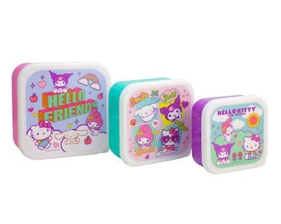 Foto 1 | Contendor de Plástico Fun Kids 3 Piezas