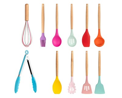 Foto 1 | Juego de Utensilios de Cocina Ecko de Silicón 11 Piezas