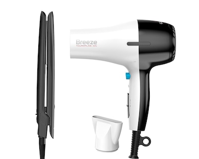 Foto 2 | Combo de Plancha y Secadora para Cabello Gama Italy Alais Breeze Turmalina + Cerámica