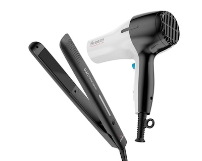 Foto 3 | Combo de Plancha y Secadora para Cabello Gama Italy Alais Breeze Turmalina + Cerámica