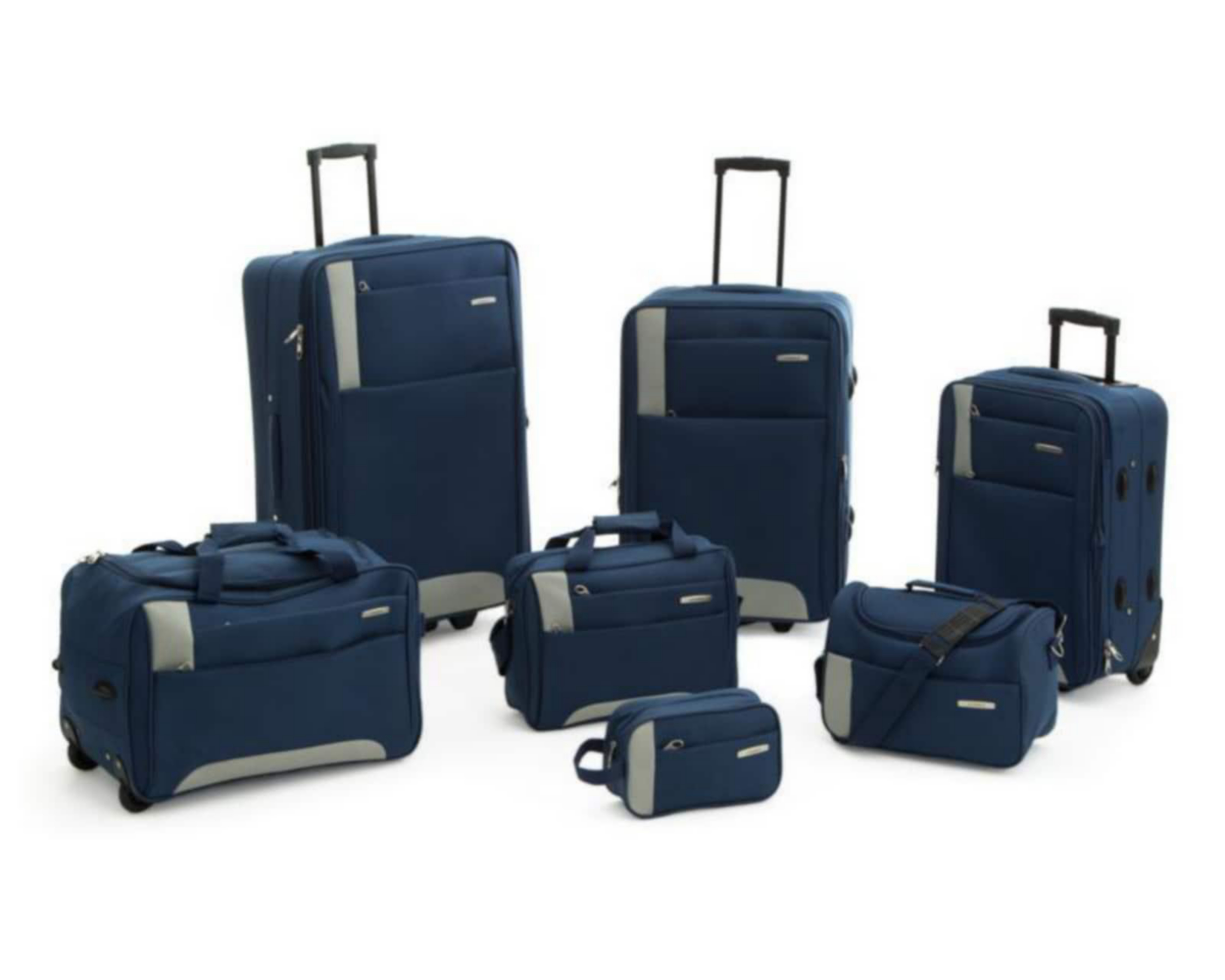 Foto 1 | Juego de Maletas Linoble Set Blue 7 Piezas
