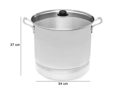 Foto 5 | Olla Vaporera Lamex 30 l de Aluminio