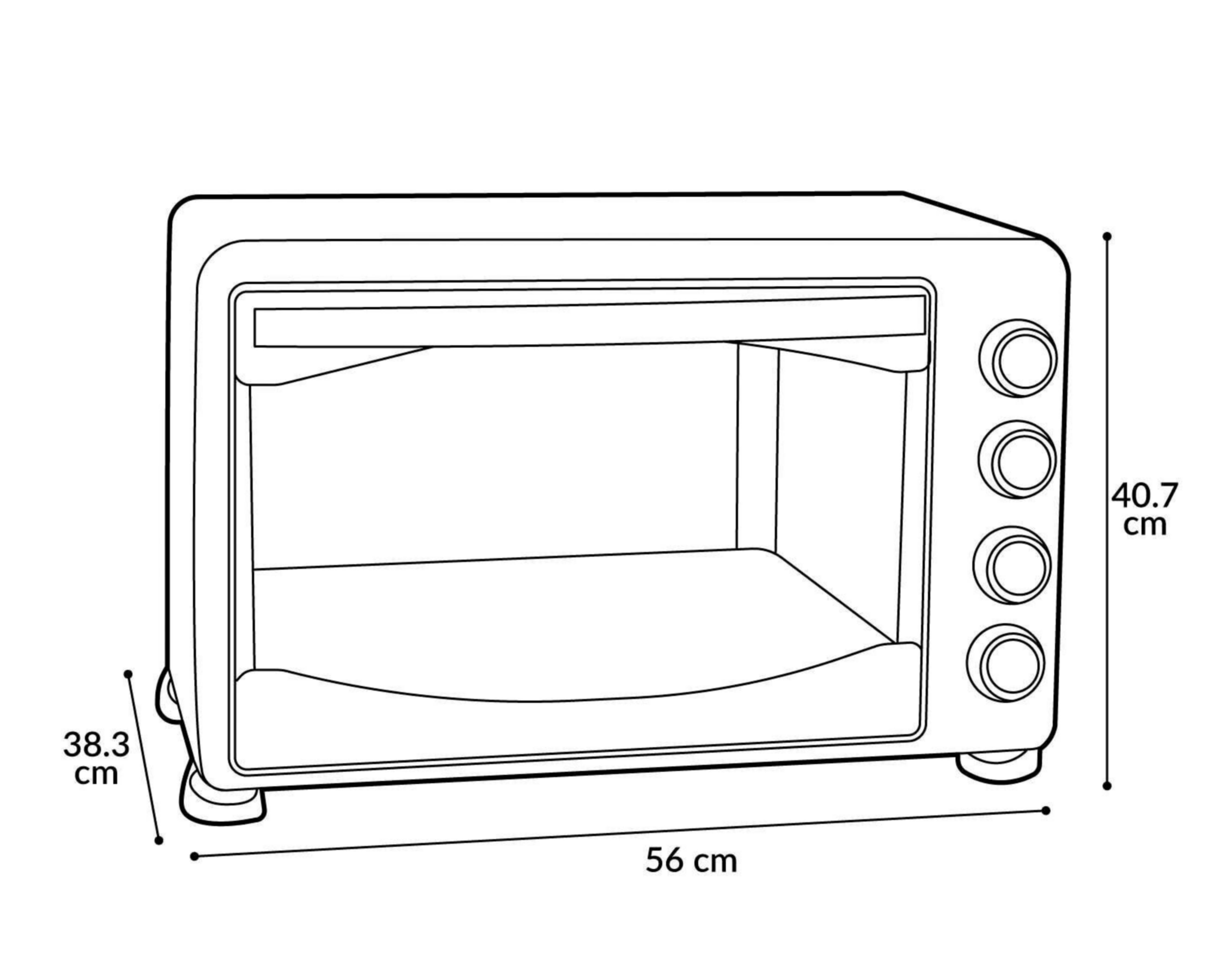 Foto 6 pulgar | Horno Eléctrico Taurus Horizon de 30 Litros