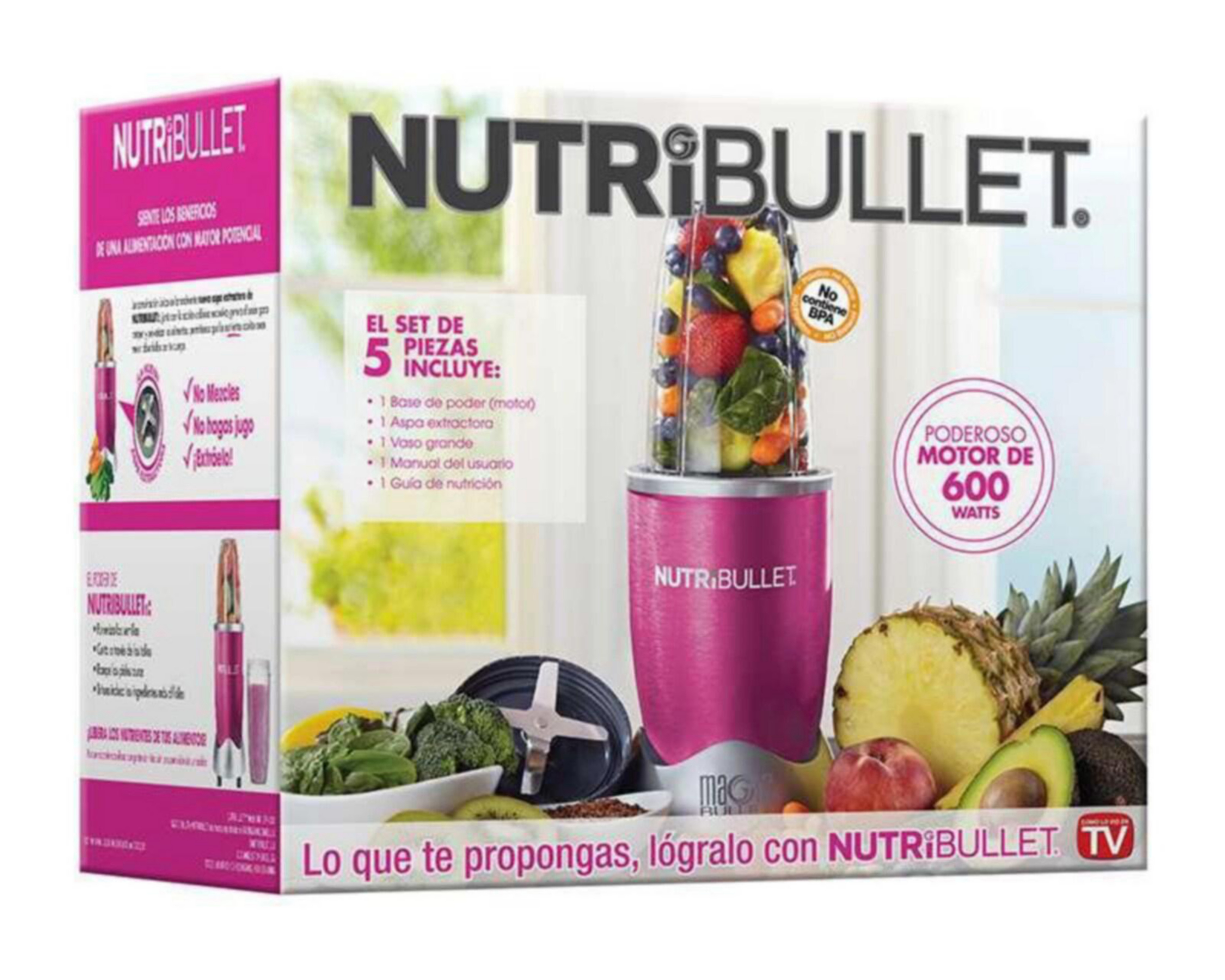 Foto 8 pulgar | Licuadora Nutribullet Deluxe 5 Piezas