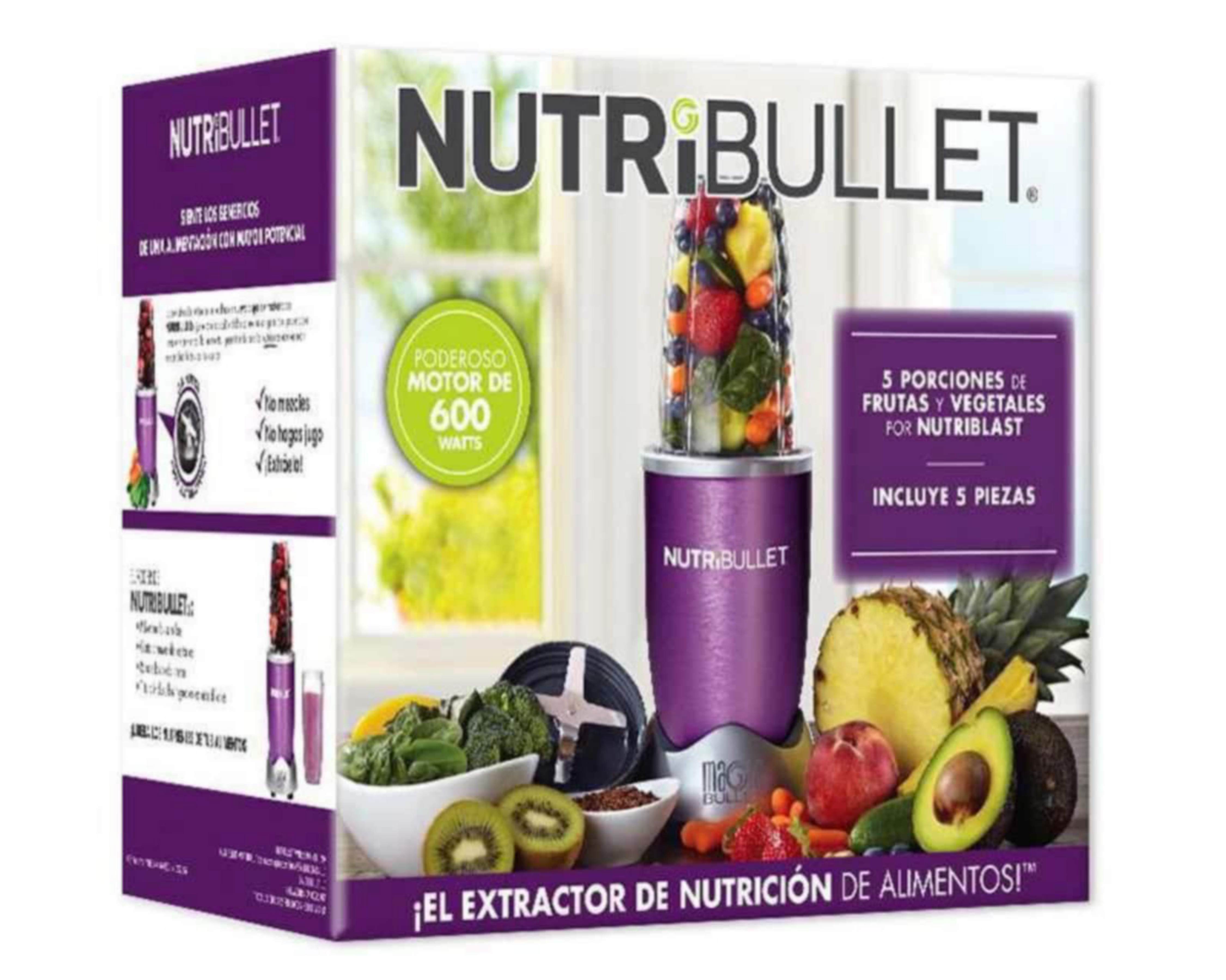 Foto 9 pulgar | Licuadora Nutribullet Deluxe 5 Piezas