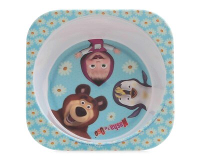 Foto 4 | Vajilla Infantil de Melamina Masha y el Oso 4 Piezas