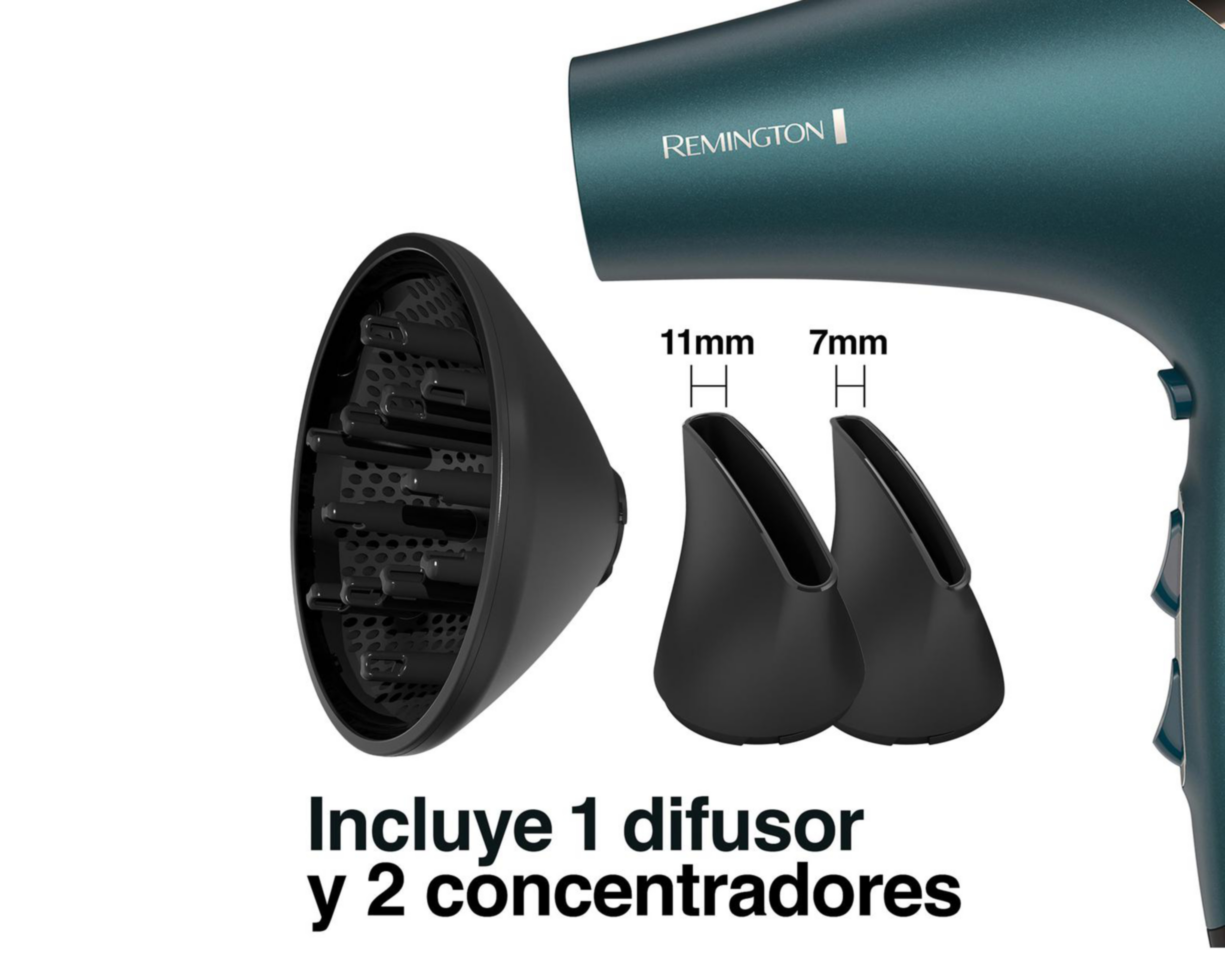 Foto 5 pulgar | Secador de Cabello Remington 1900 W Cerámica con Coco y Filtro UV AC8607-110F