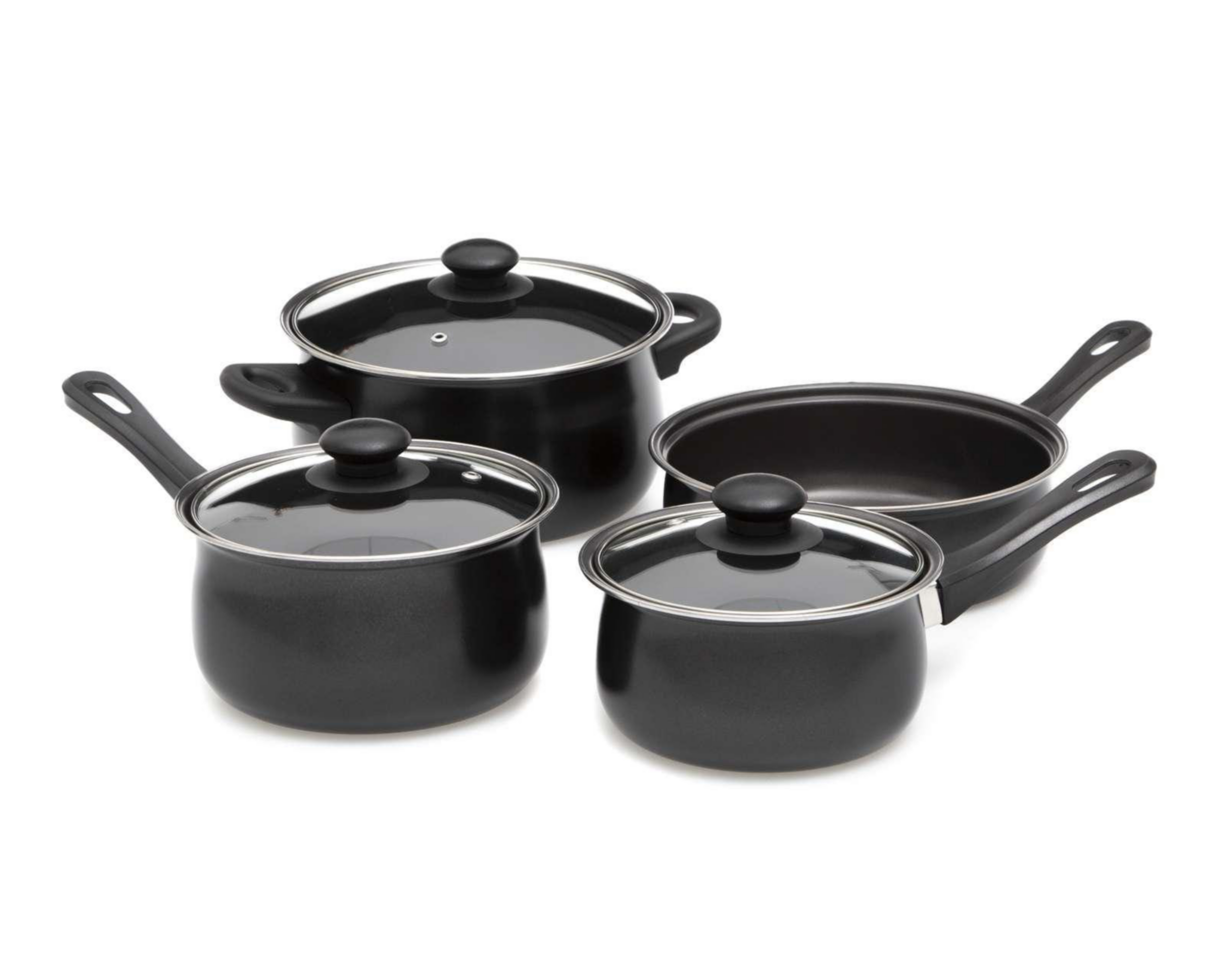 Batería de Cocina Gibson Home 7 Piezas de Acero Porcelanizado