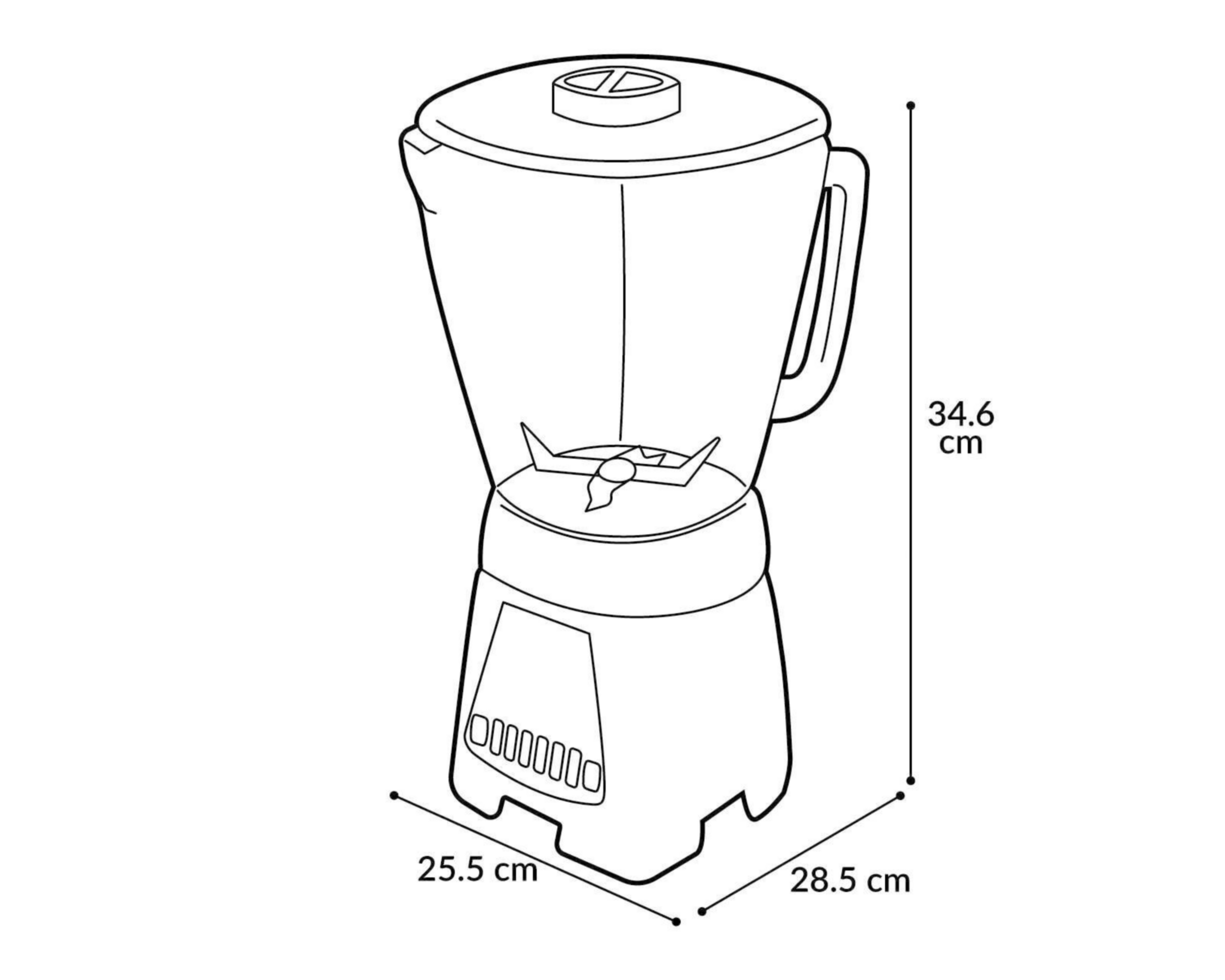 Foto 7 | Licuadora Oster Reversible 3 Velocidades Vaso de Vidrio