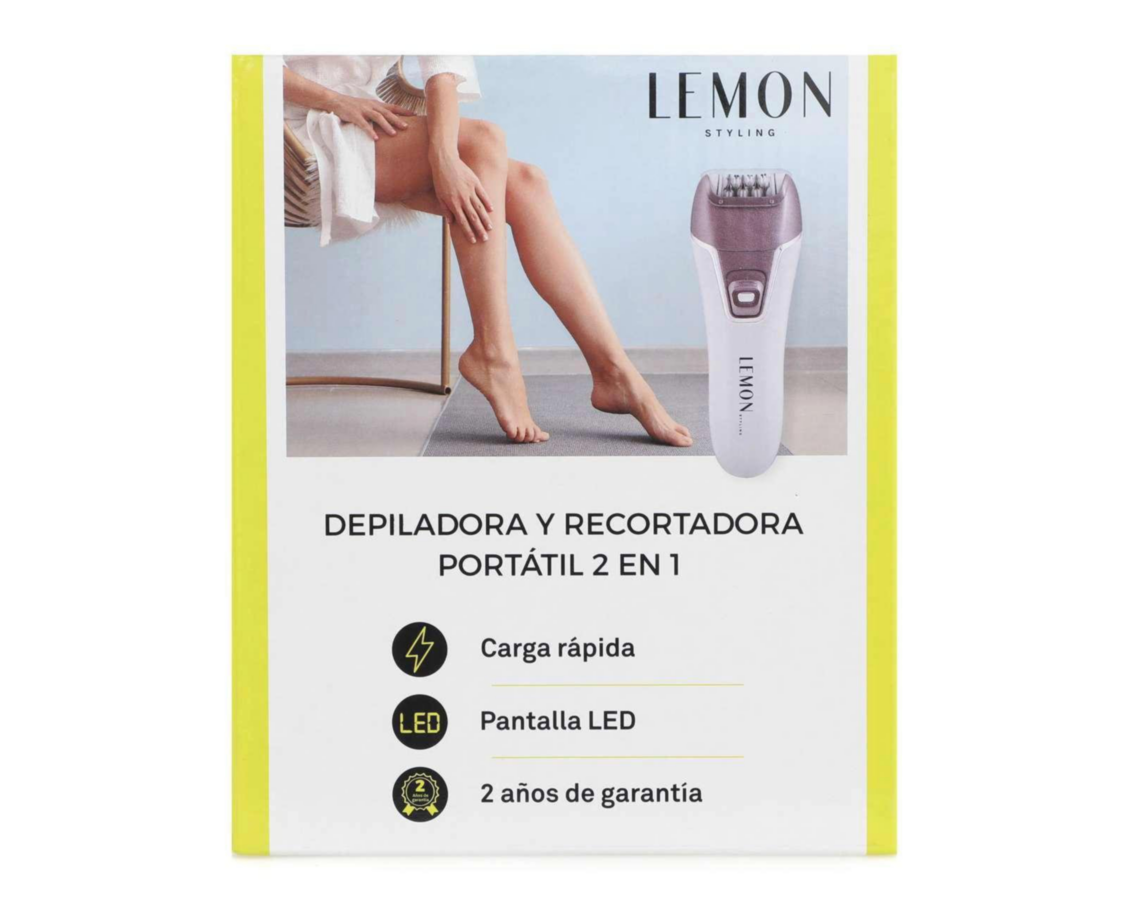 Foto 6 pulgar | Depiladora Lemon Styling Silky Beam