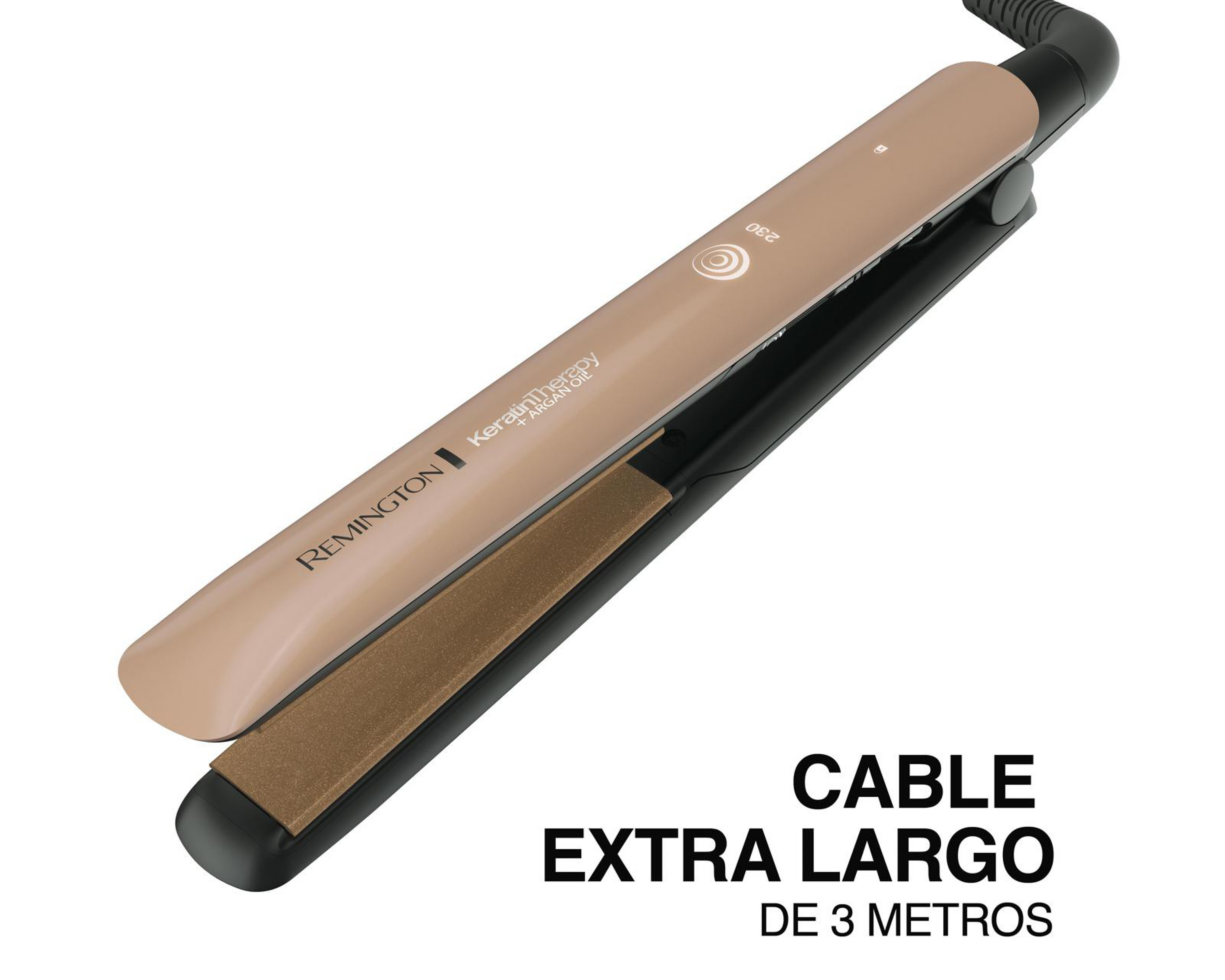 Foto 4 pulgar | Plancha de Cabello Remington Keratin Therapy Cerámica con Keratina y Aceite de Argán