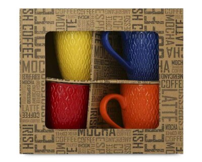 Foto 4 | Juego de Tazas de Cerámica para 4 Personas