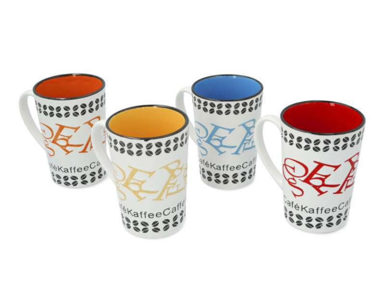 Foto 2 pulgar | Set de 4 tazas House2Home