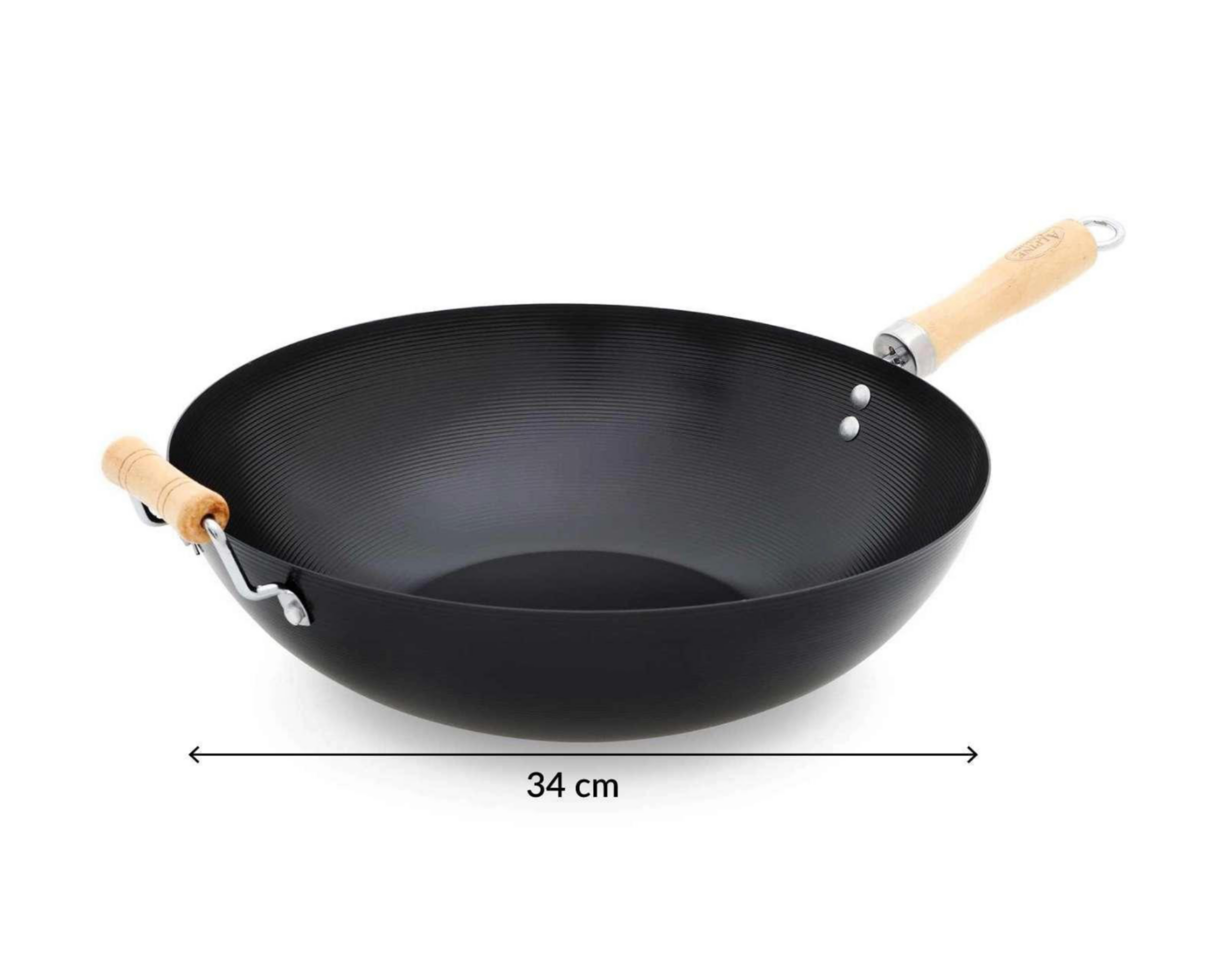 Foto 7 pulgar | Sartén Wok Alpine Cuisine de Acero 34 cm