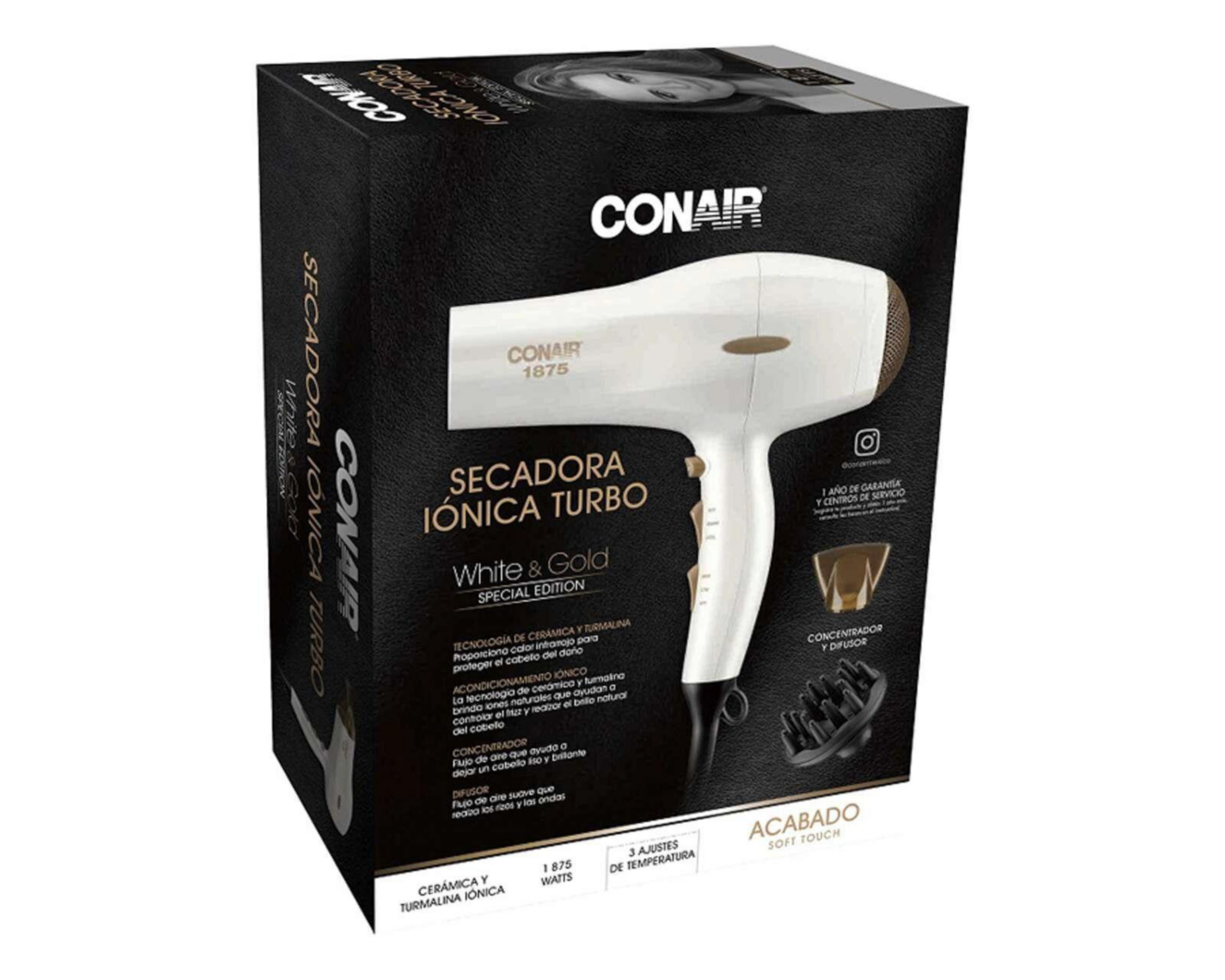 Foto 4 pulgar | Secadora para Cabello Conair 530WES