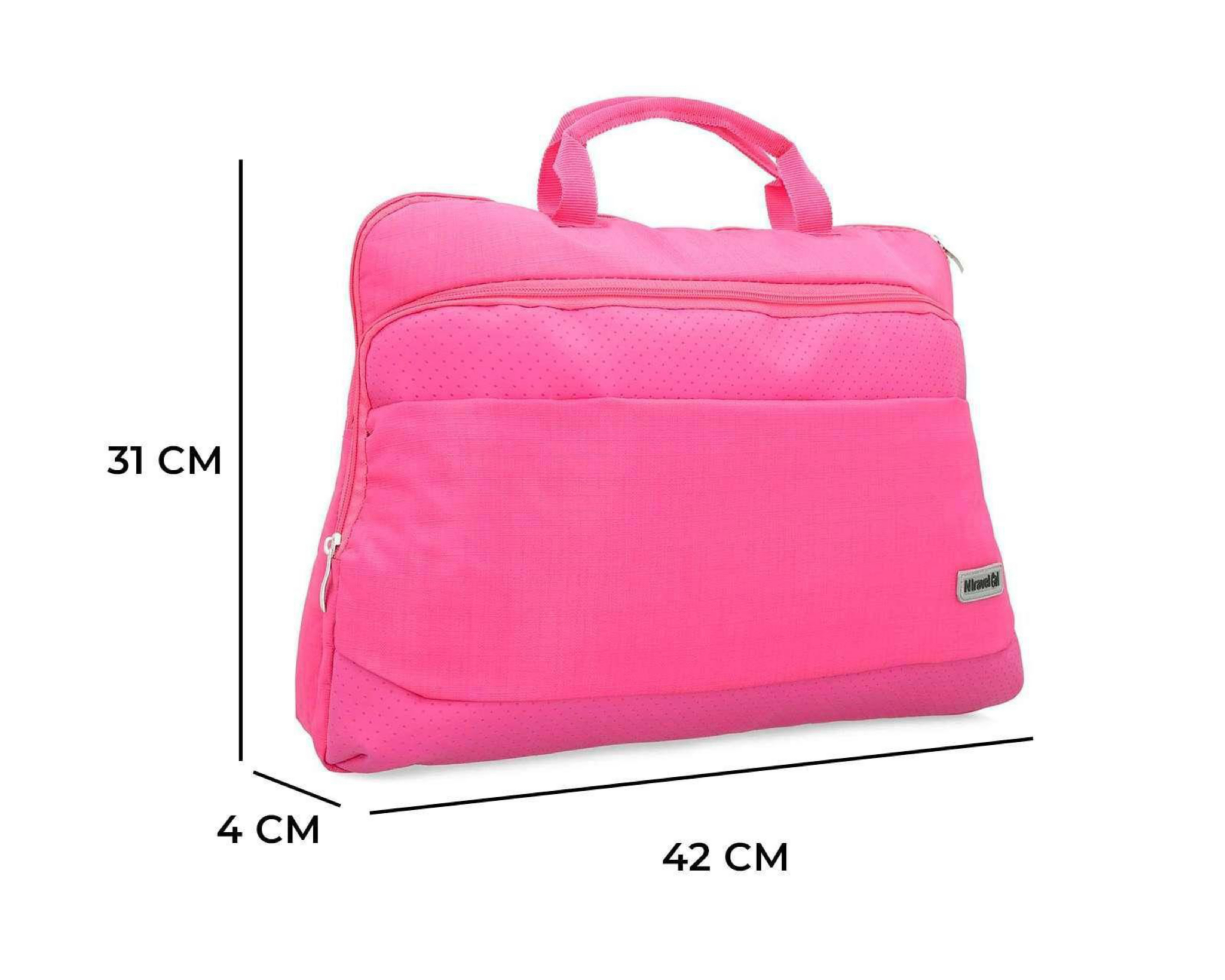 Foto 8 pulgar | Funda para Laptop Nextravel 17" color Rosa