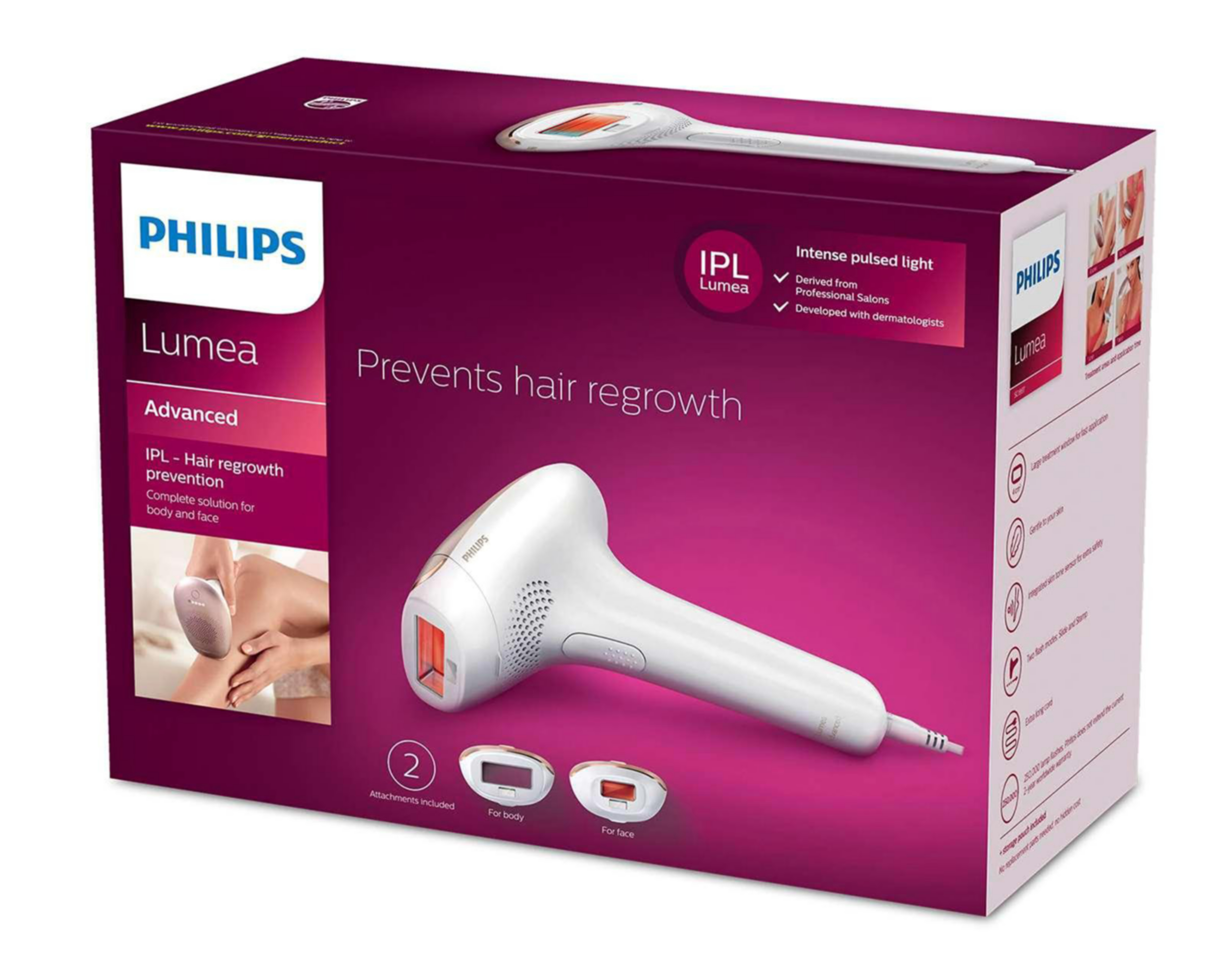 Foto 5 pulgar | Depiladora Philips Lumea IPL SC1997-50 con Filtro UV