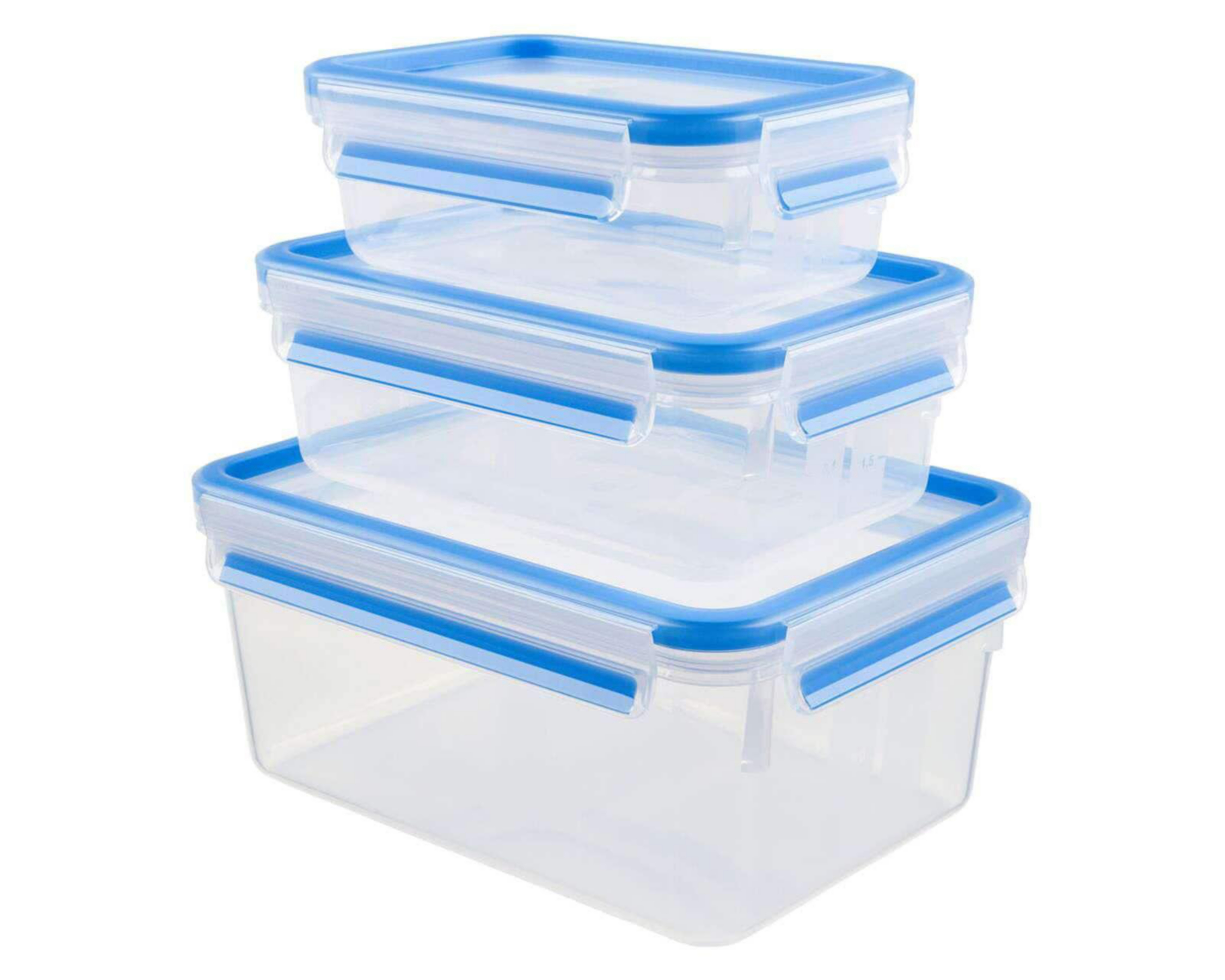 Contenedor Hermético de Plástico T-Fal 6 Piezas