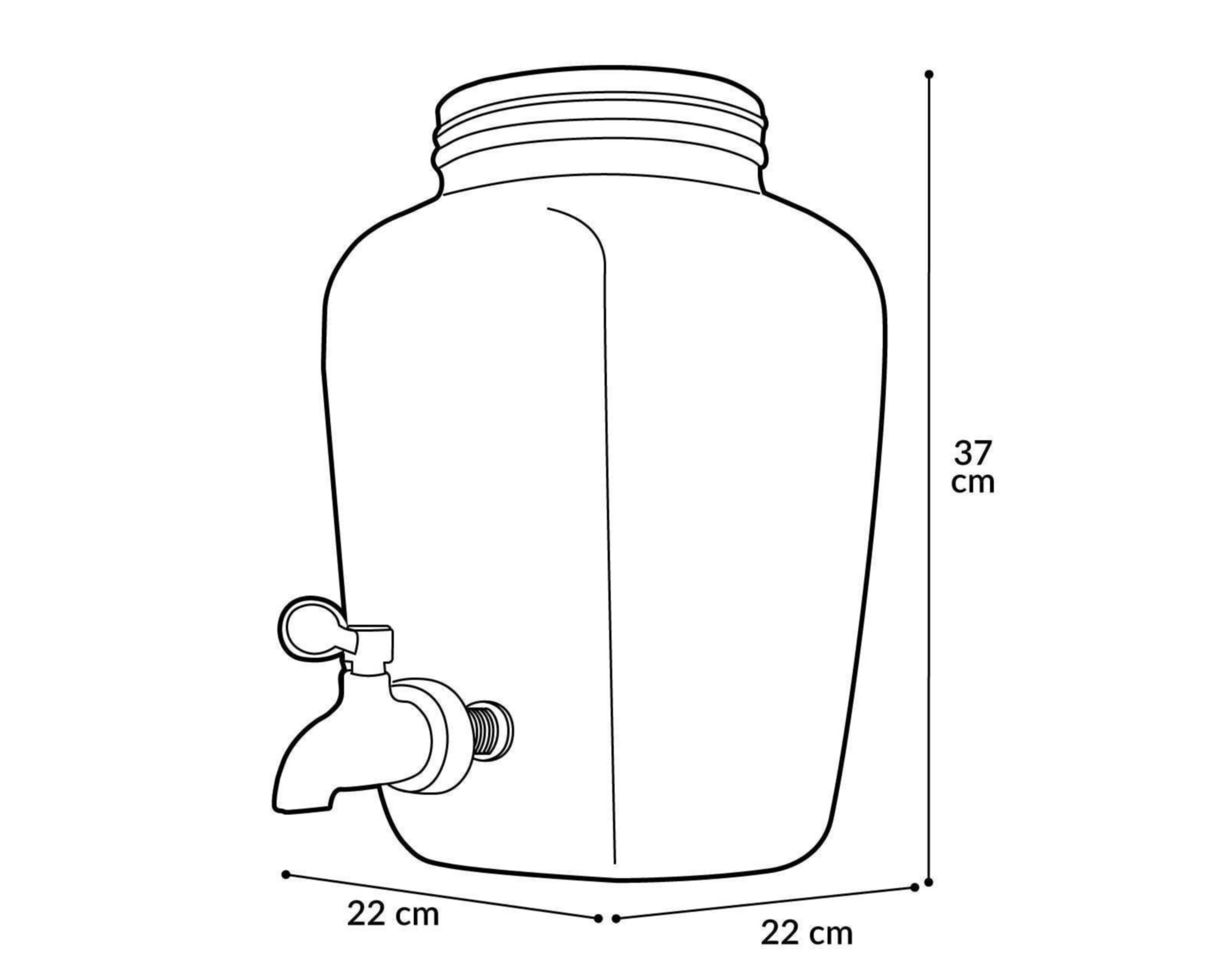 Foto 5 pulgar | Dispensador de Agua Glaze 8.5 l