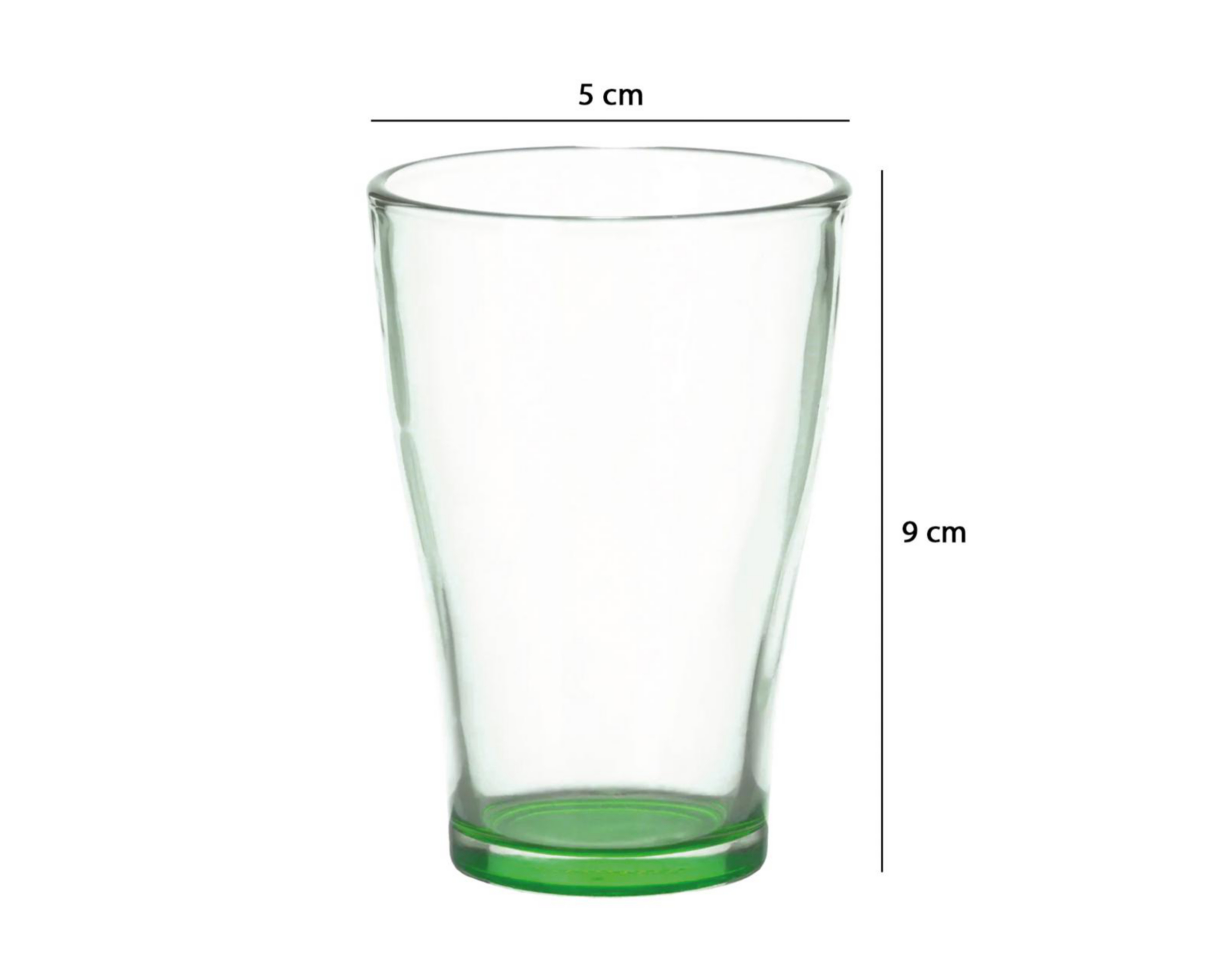 Foto 6 pulgar | Juego de Vasos de Vidrio Glaze