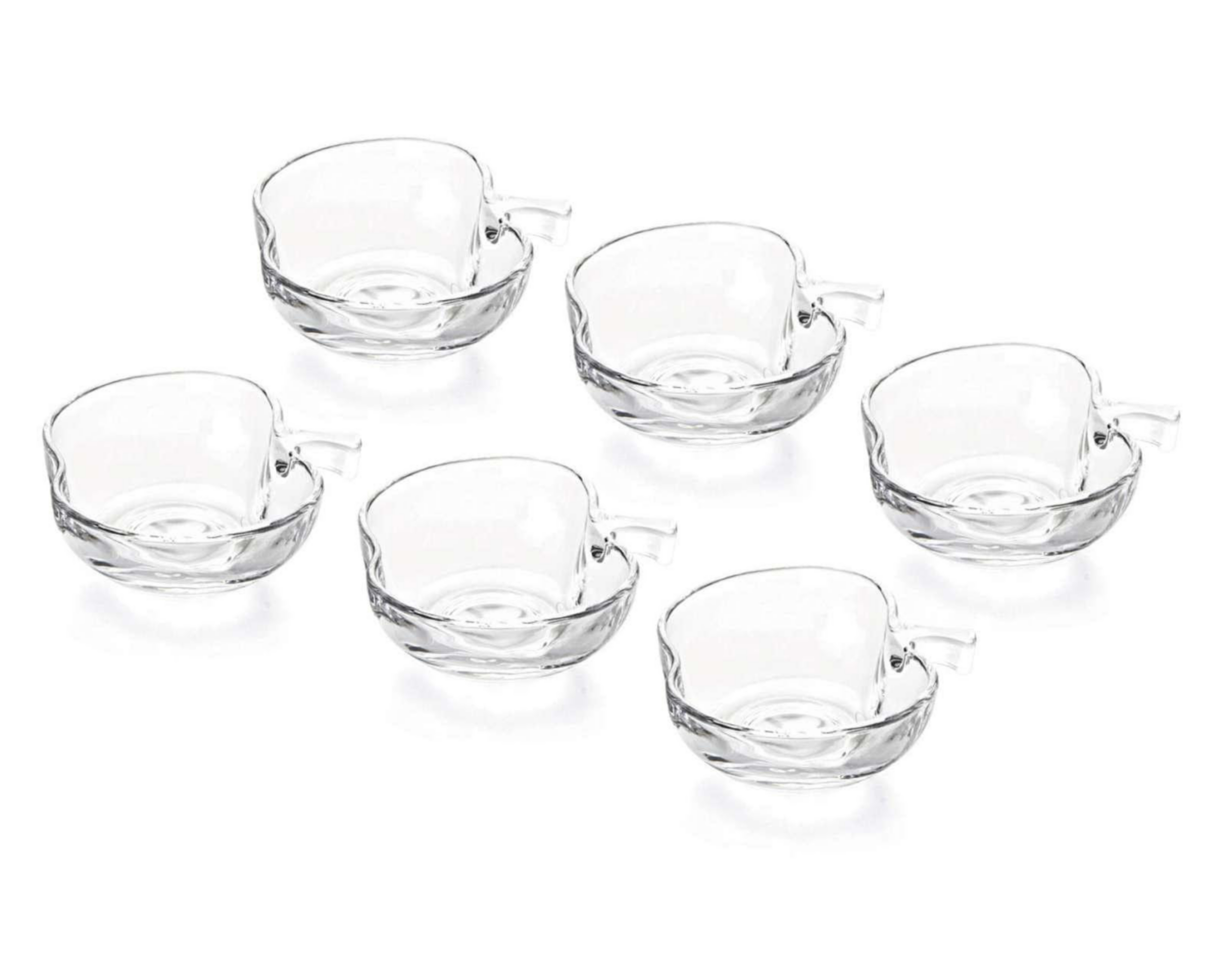 Foto 4 pulgar | Recipientes de Vidrio Bowls Glazé 6 Piezas