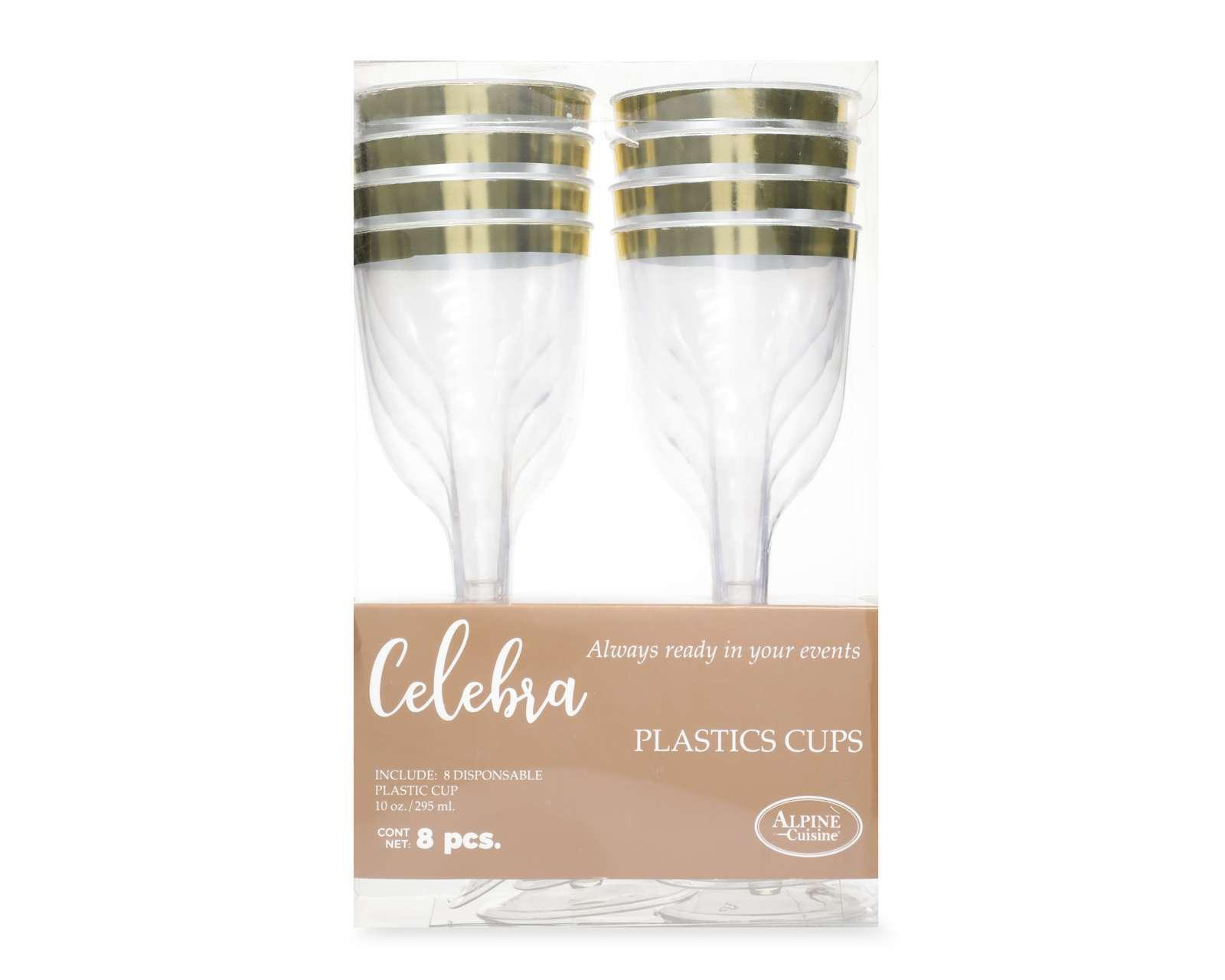 Foto 4 pulgar | Copas de Plástico Alpine Cuisine 8 Piezas