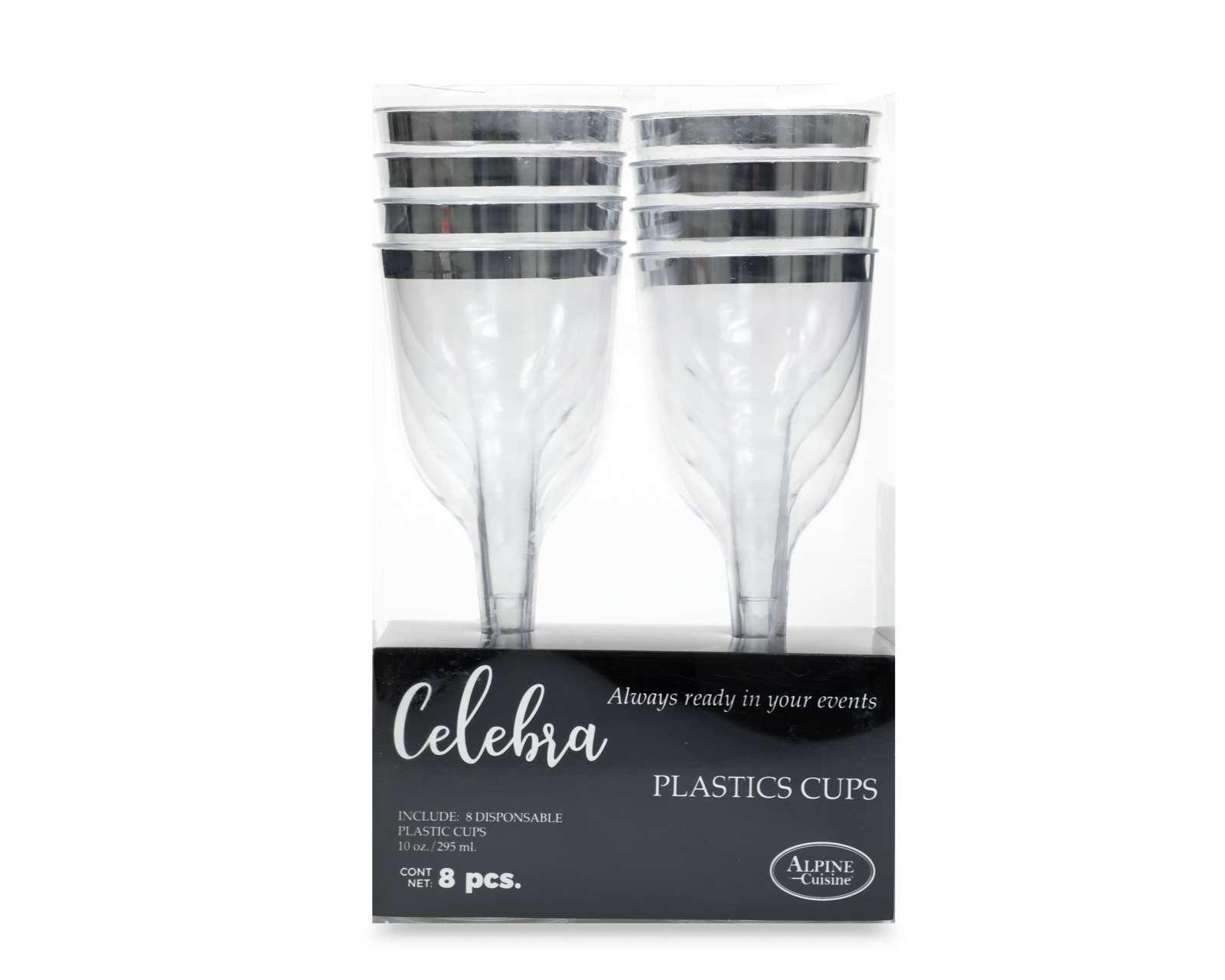 Foto 4 pulgar | Copas de Plástico Alpine Cuisine 8 Piezas