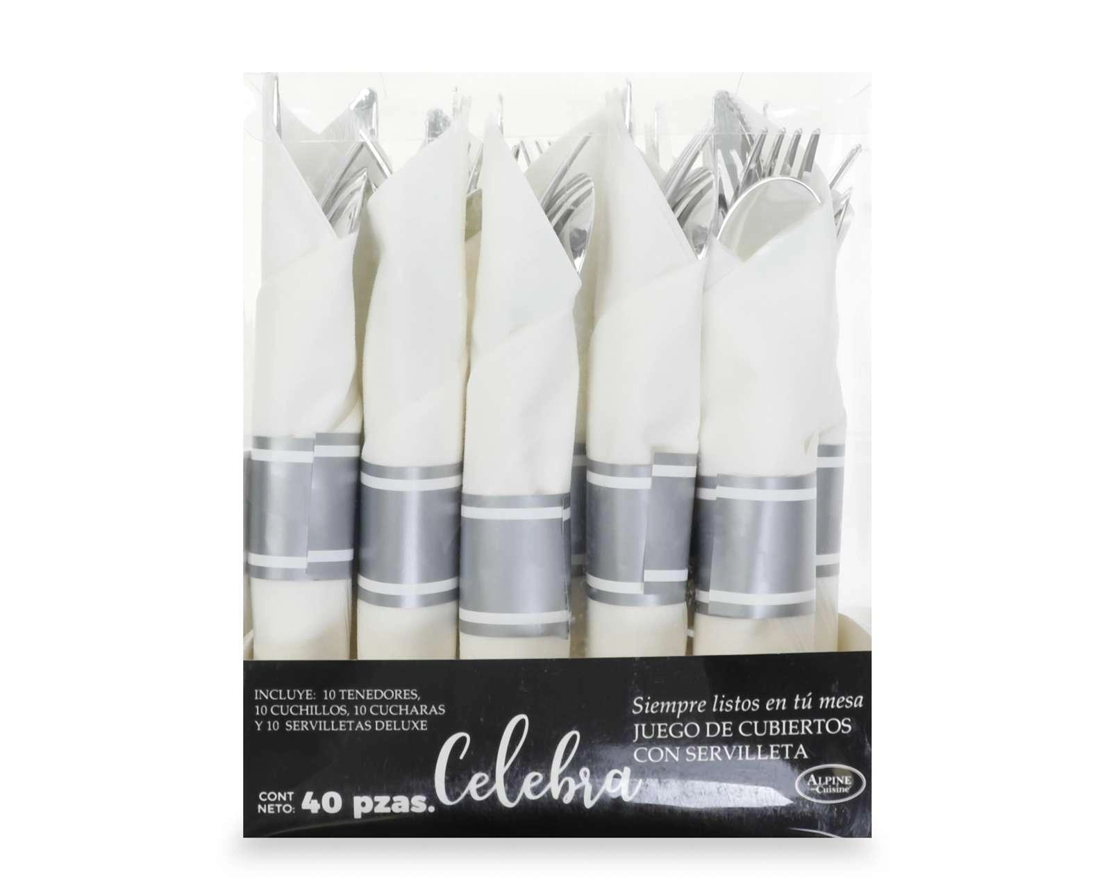 Foto 4 pulgar | Cubiertos Alpine Cuisine con 40 Piezas
