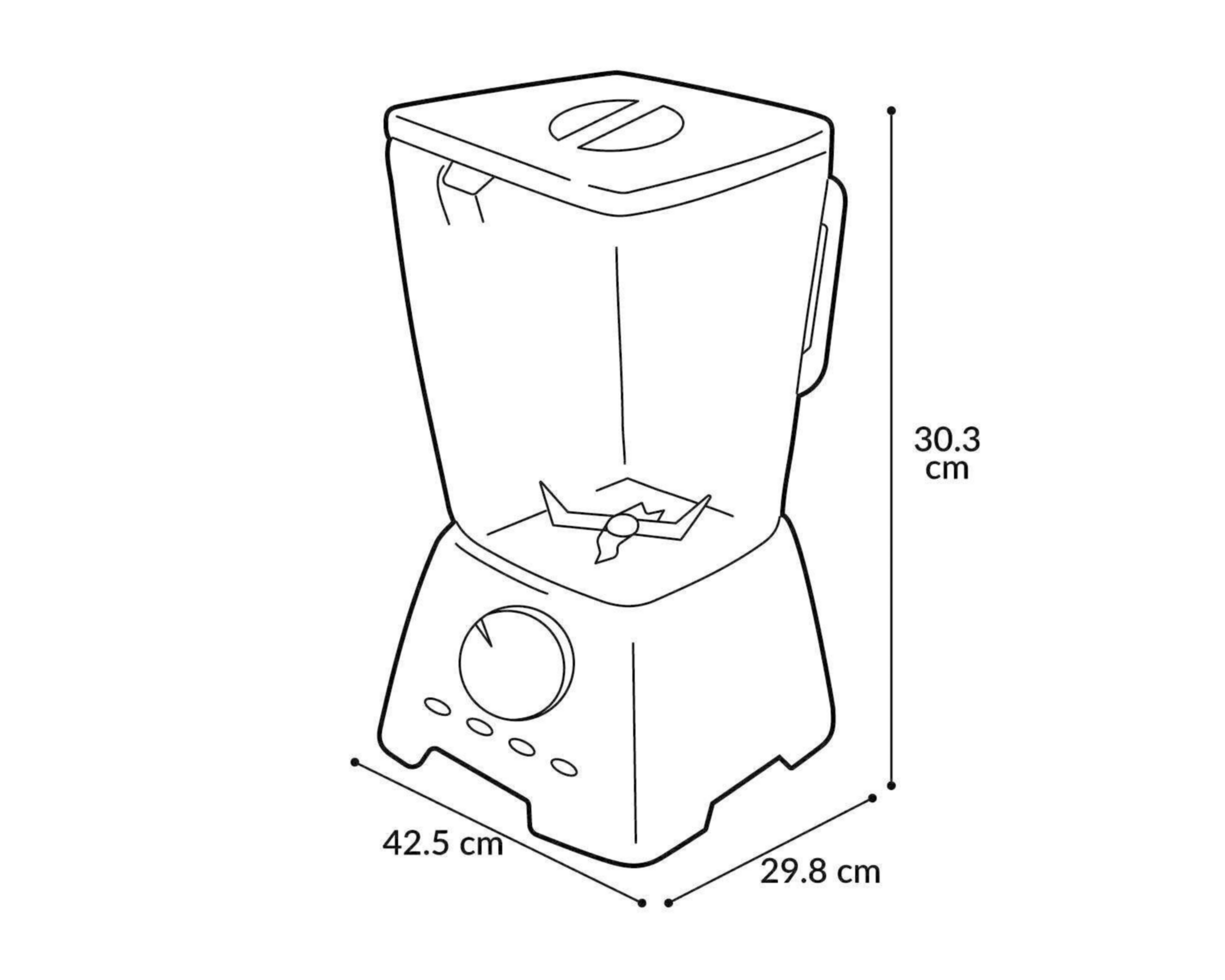 Foto 7 pulgar | Licuadora Oster Pro Reversible 3 Velocidades Vaso de Tritán