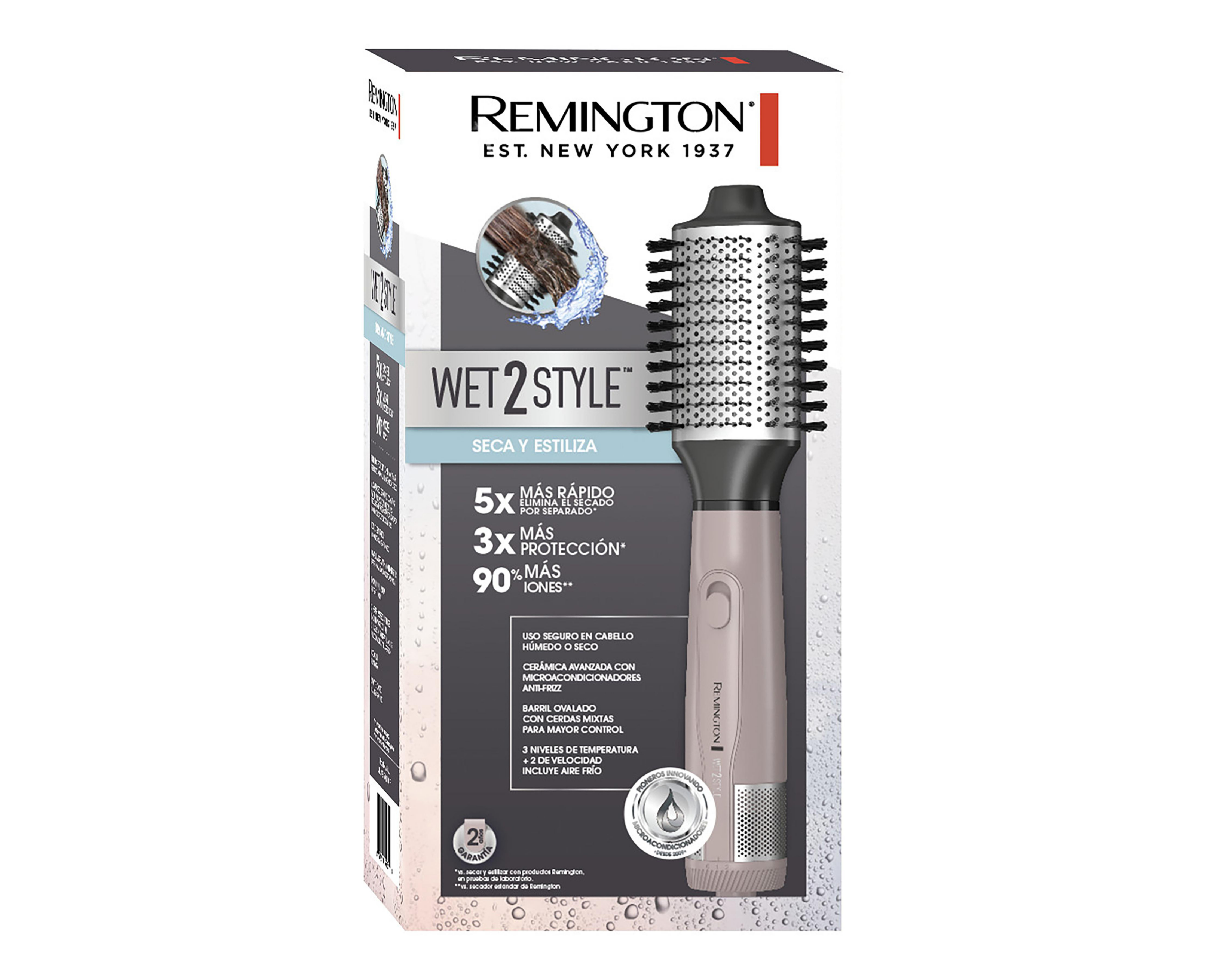 Foto 9 | Cepillo de Aire Remington para Cabello Húmedo y Seco con Cerámica Antifrizz