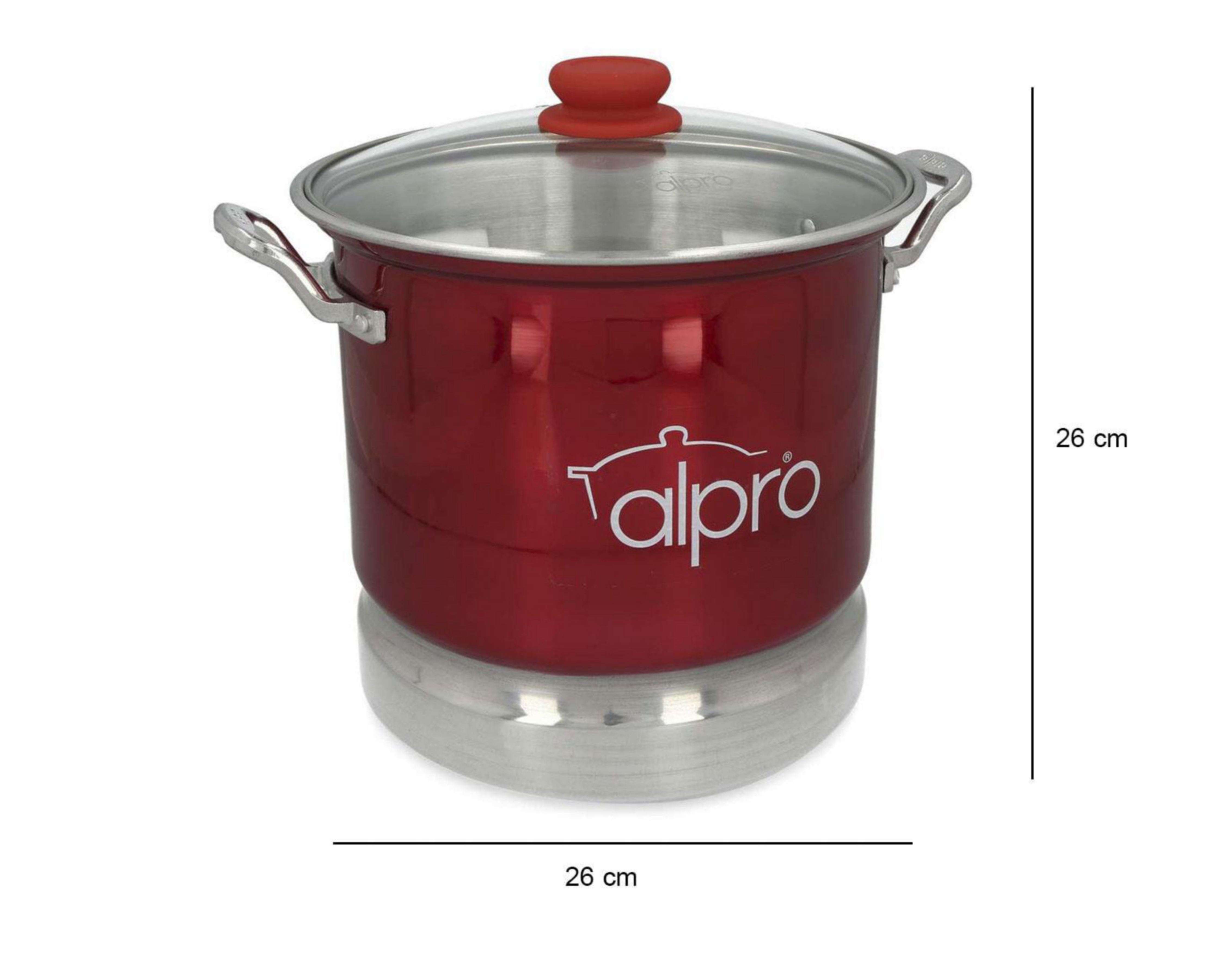 Foto 5 | Olla Vaporera Alpro 14 l de Aluminio