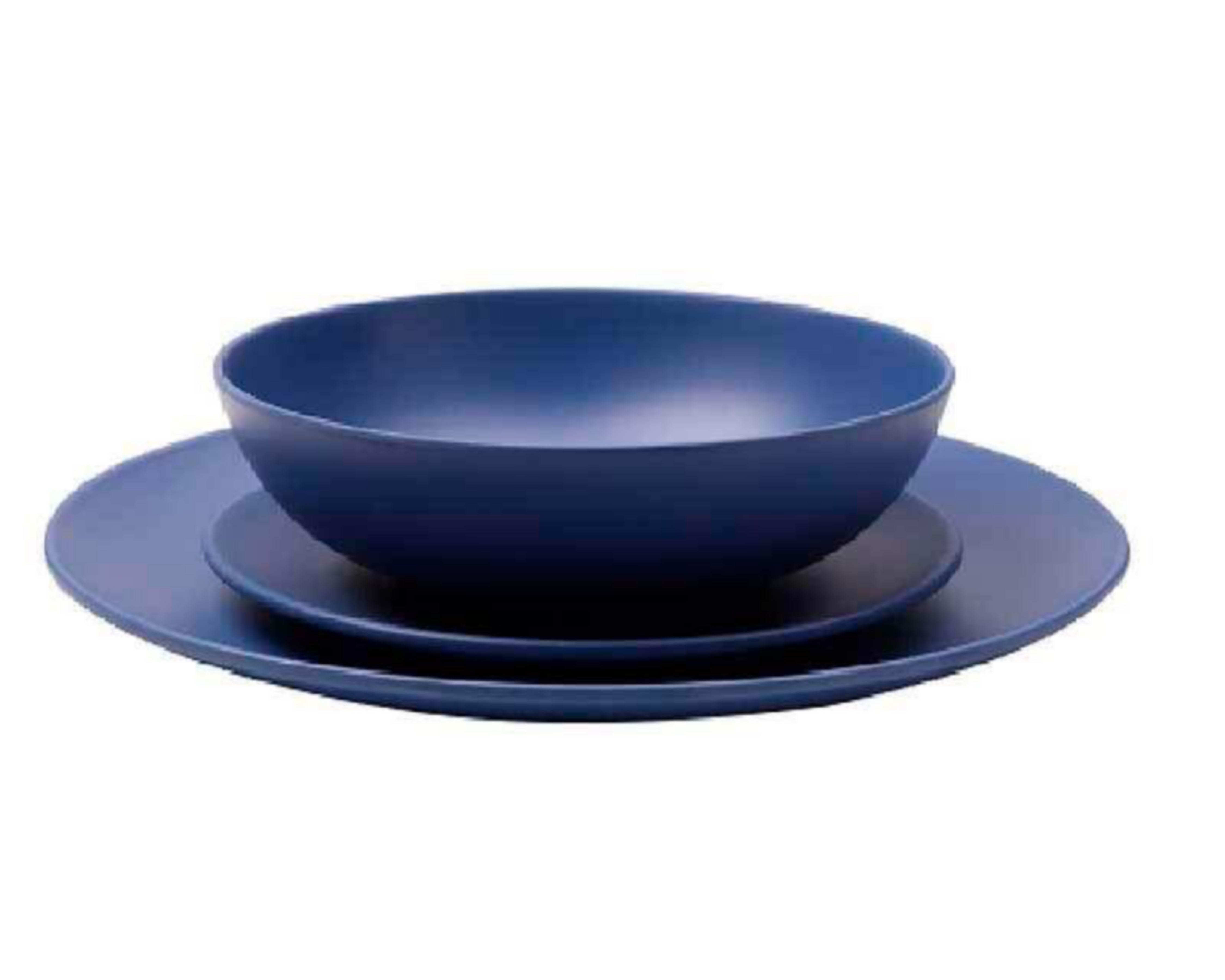Foto 2 | Vajilla de Melamina Azul para 4 Personas