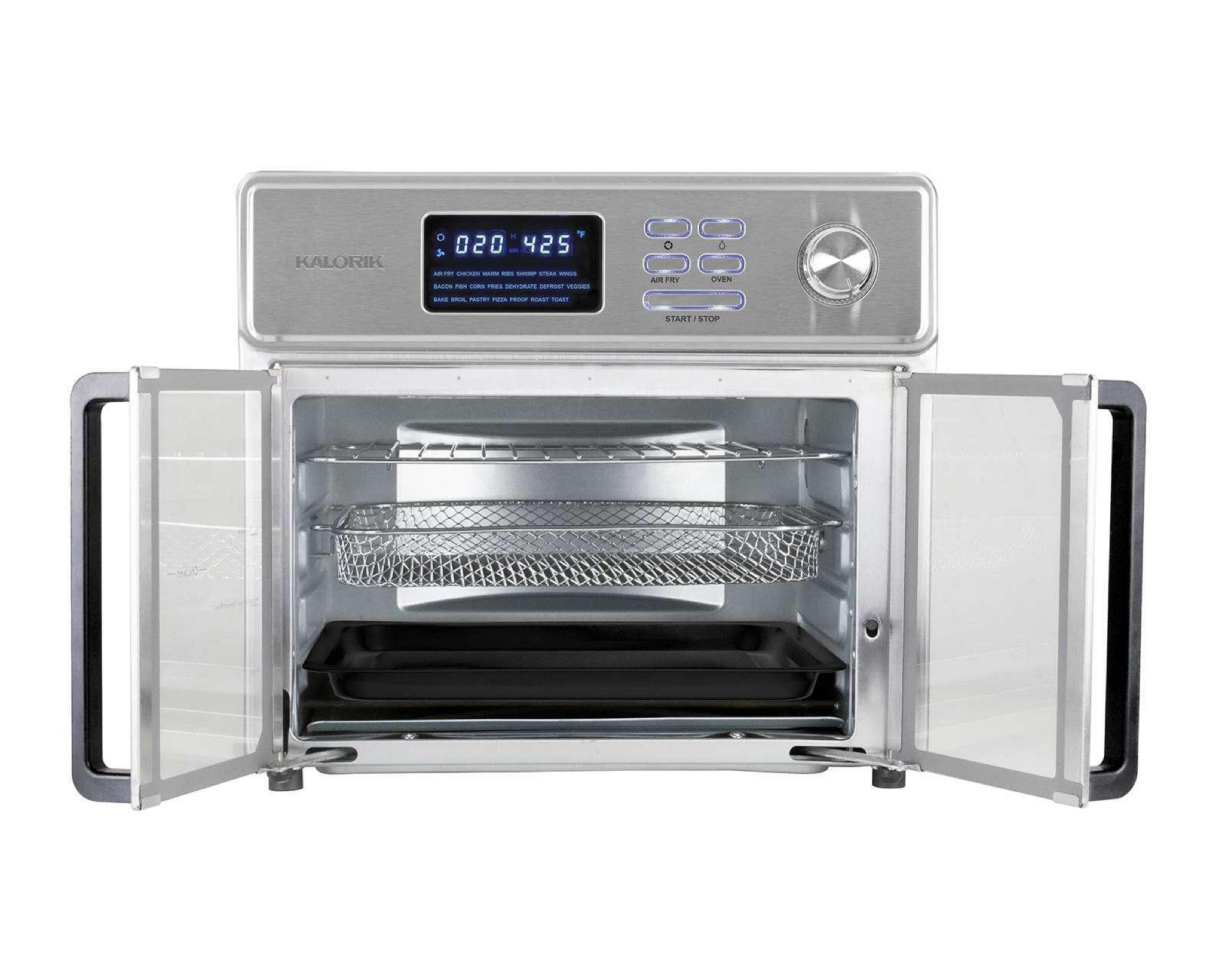 Foto 3 pulgar | Horno Eléctrico y Freidora de Aire Max Kalorik 24.5 L