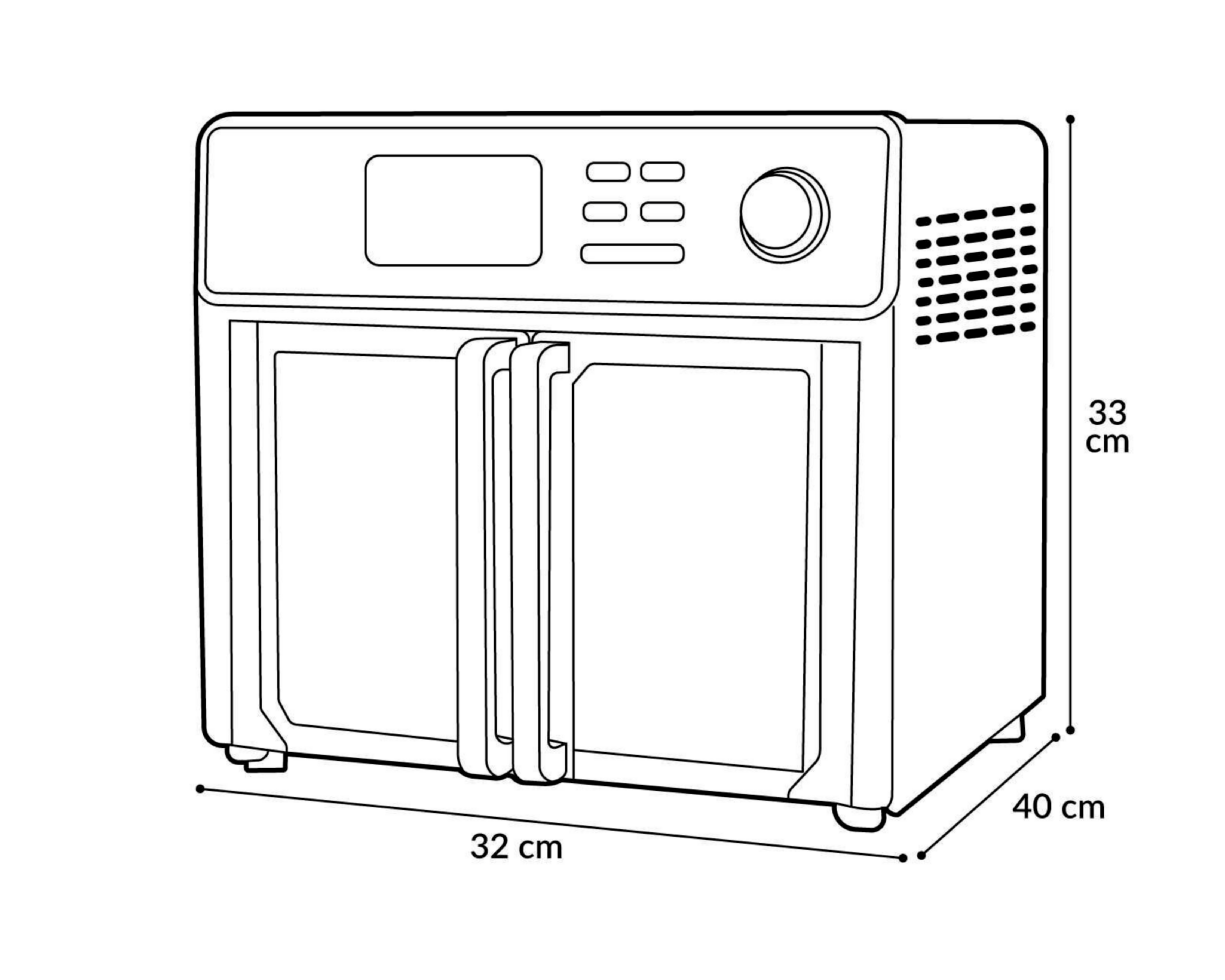 Foto 5 pulgar | Horno Eléctrico y Freidora de Aire Max Kalorik 24.5 L