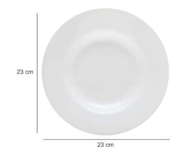 Foto 6 | Vajilla de Vidrio Opal color Blanco para 4 personas