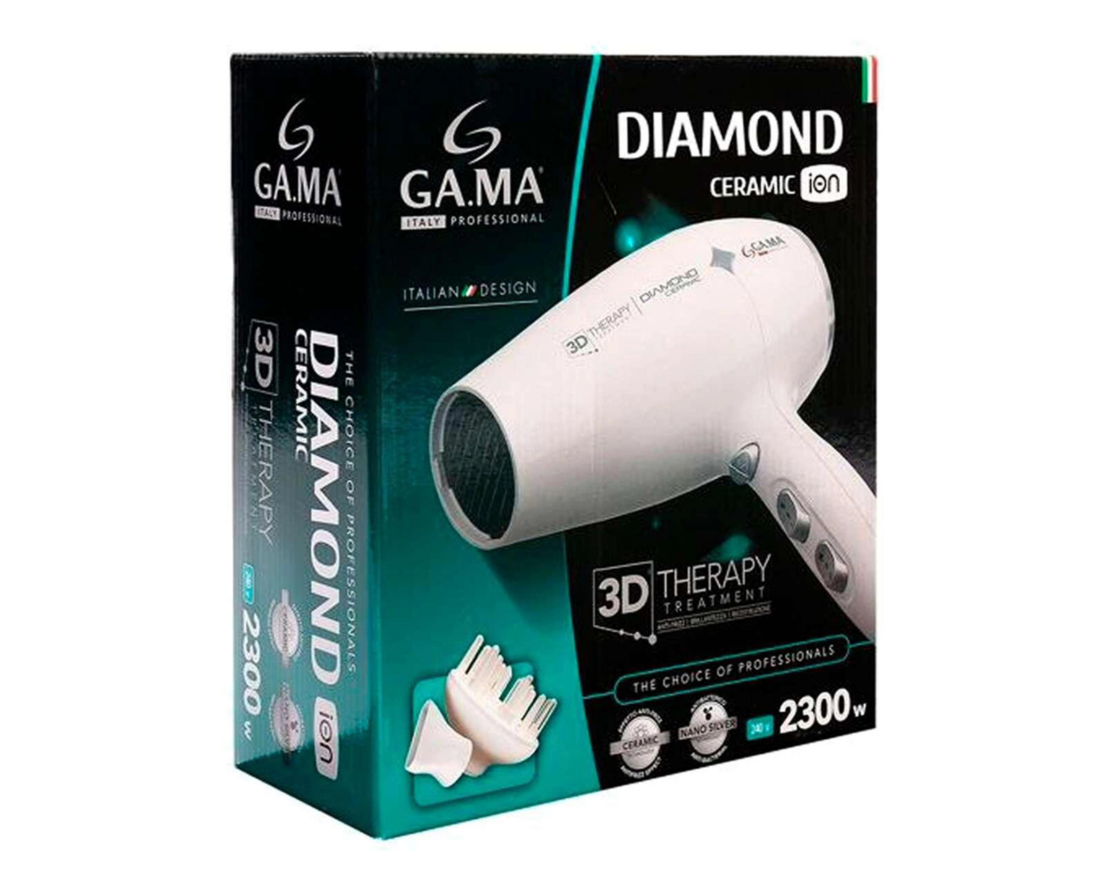 Foto 4 pulgar | Secadora de Cabello Gama Italy Diamond Ion