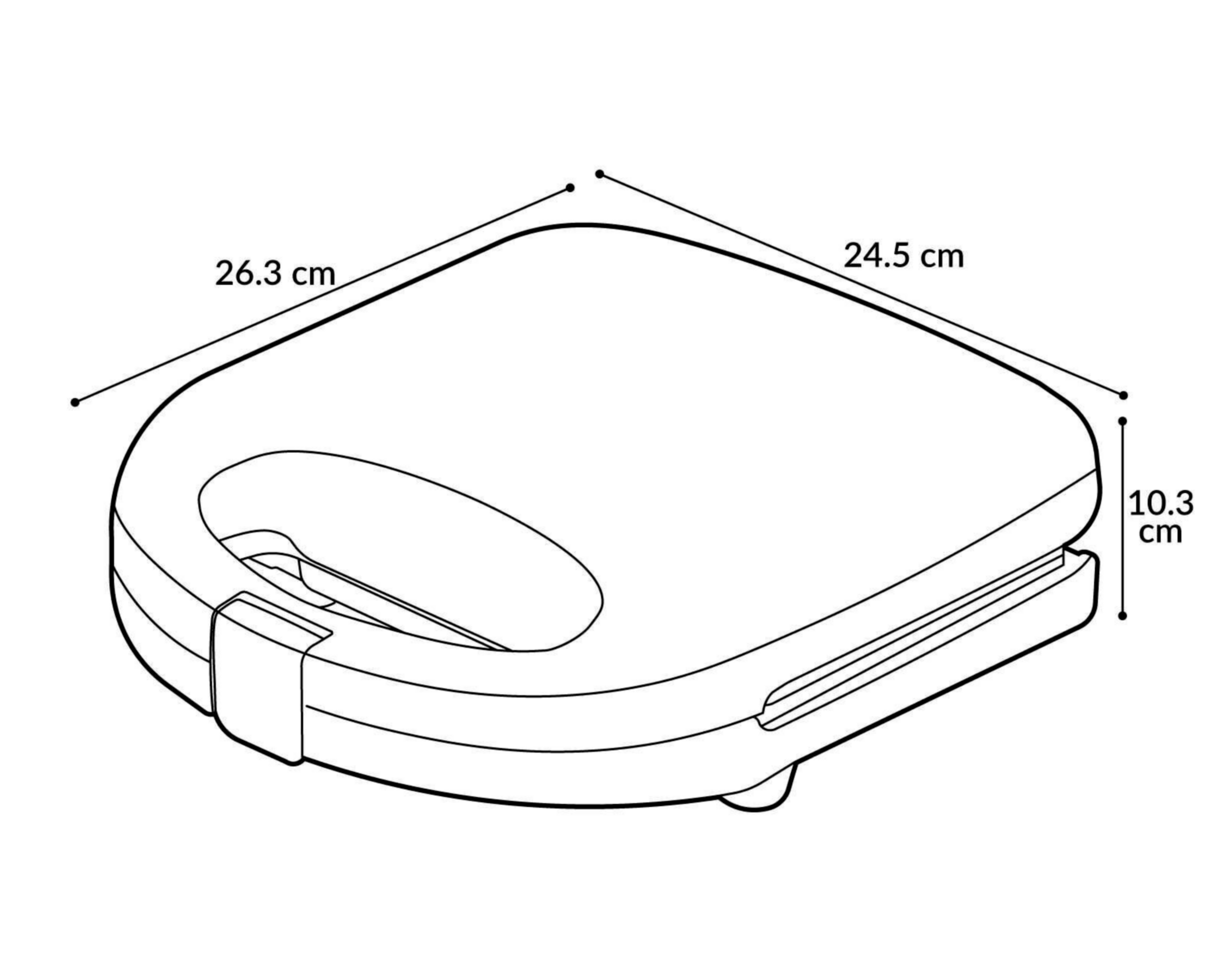 Foto 5 pulgar | Sandwichera Taurus LANCHE MAX 2 4P