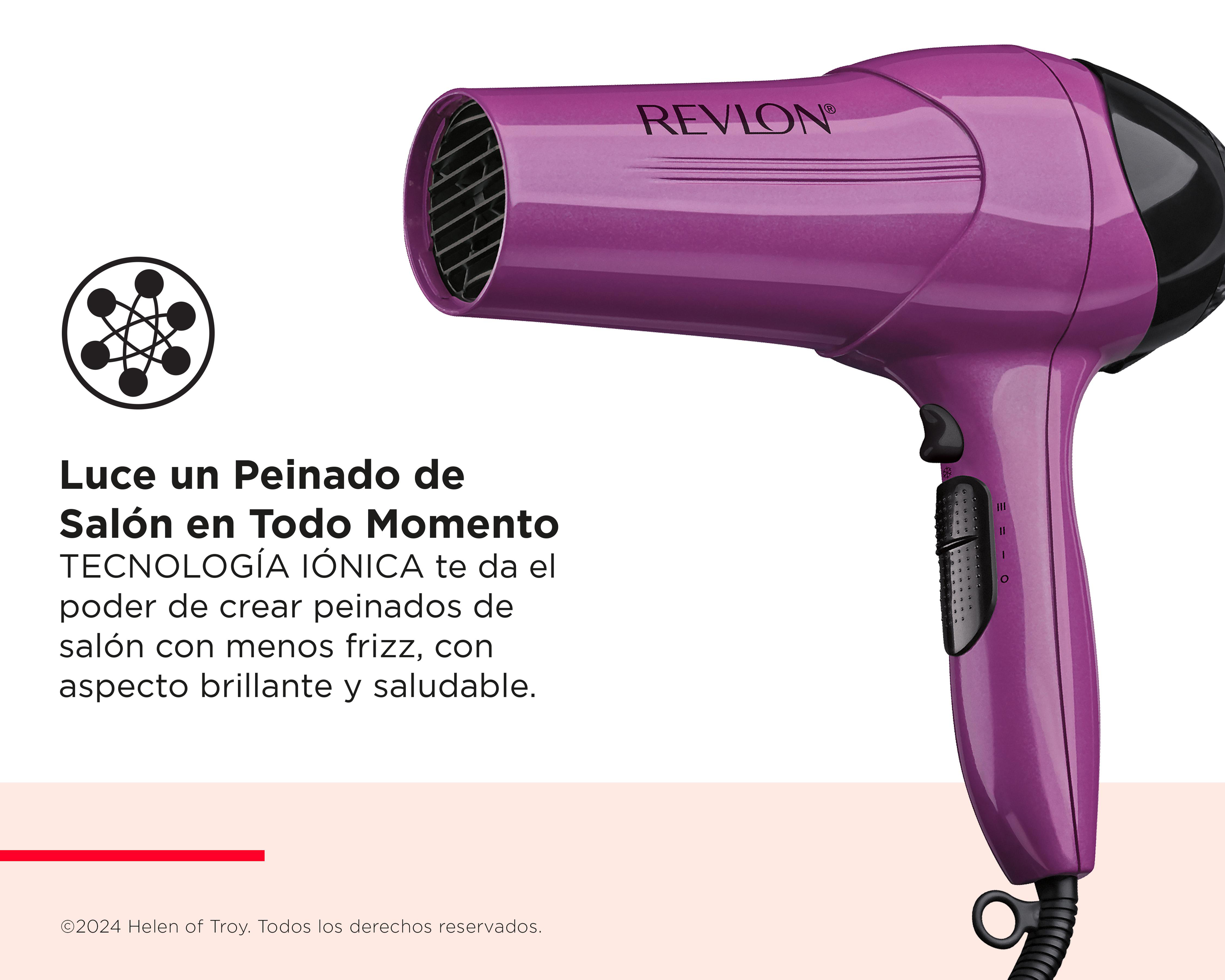 Foto 3 pulgar | Secadora Revlon Essentials Control de Frizz 1875W Tecnología Ionica