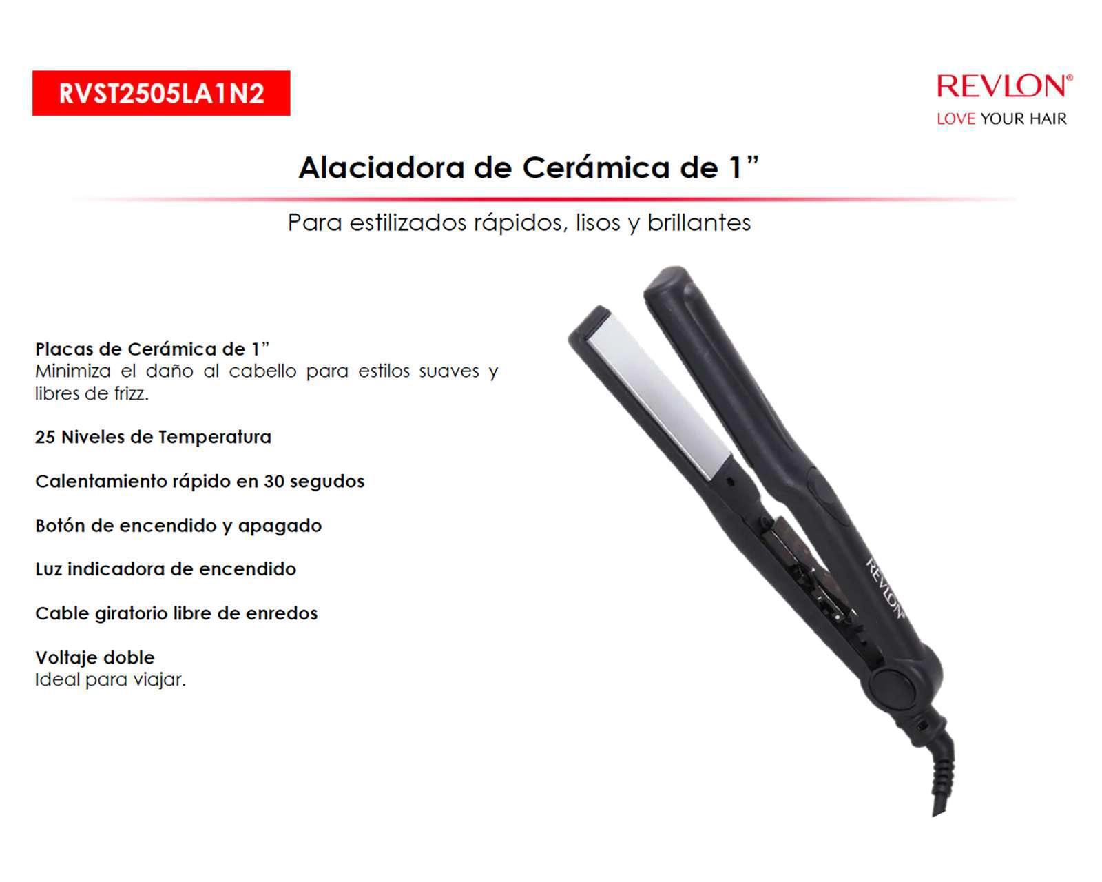 Foto 4 | Alaciadora Revlon Essentials RVST2505L