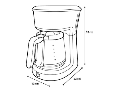 Foto 4 | Cafetera Oster 12 Tazas No Programable