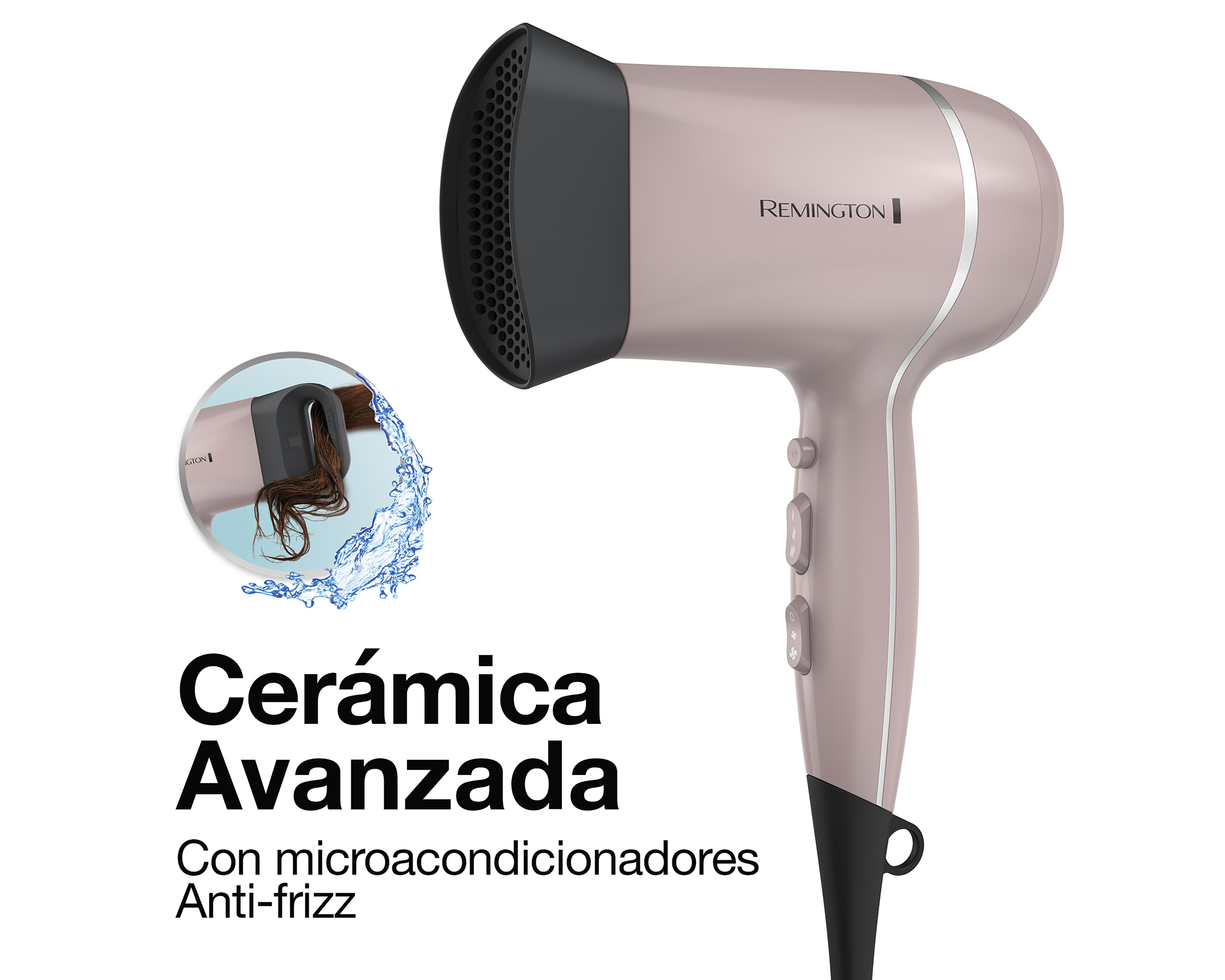 Foto 8 pulgar | Secador de Cabello Remington 1900 W 4 Accesorios y Cerámica Antifrizz