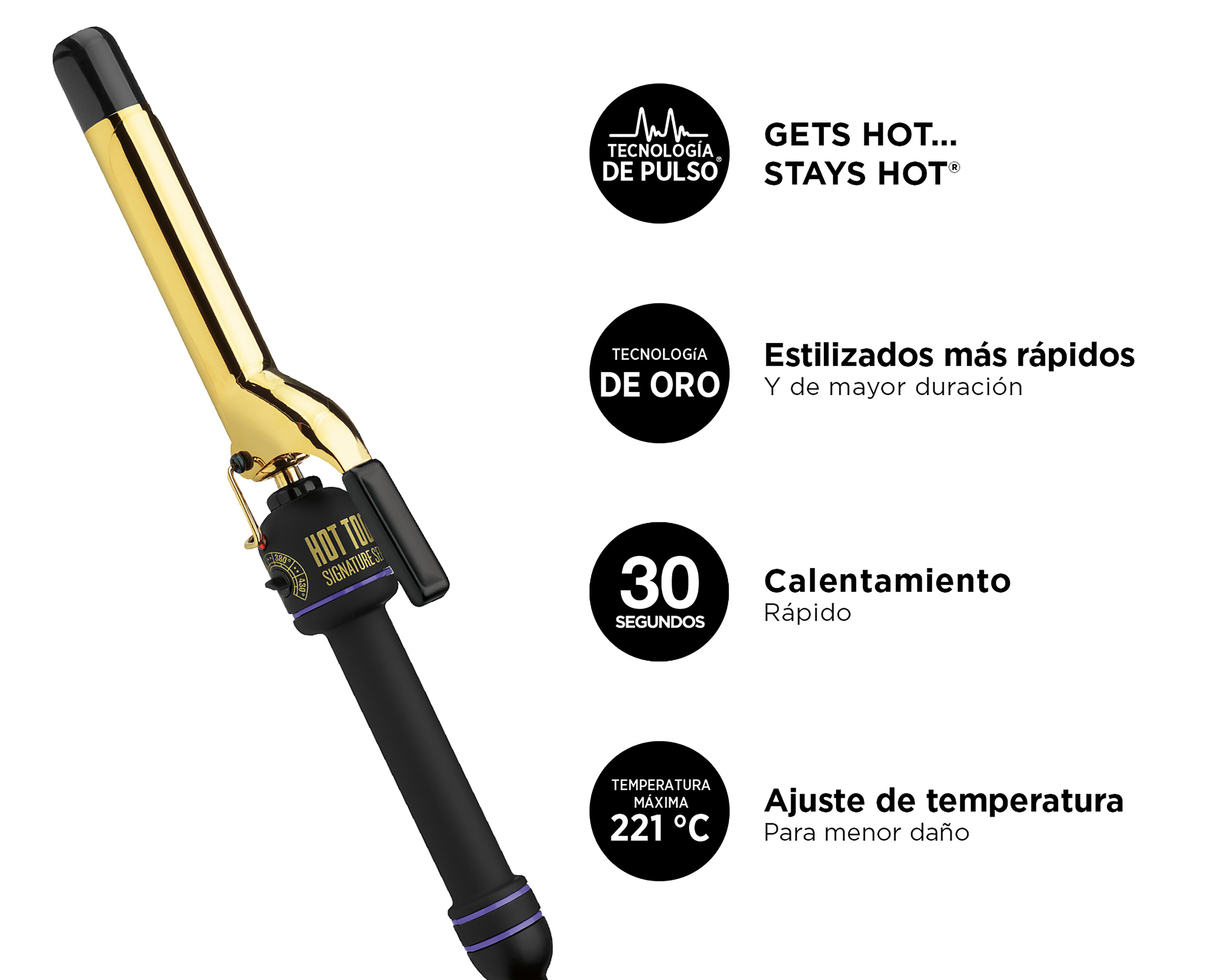 Foto 6 pulgar | Tenaza Rizadora Hot Tools HTIR1575LA1