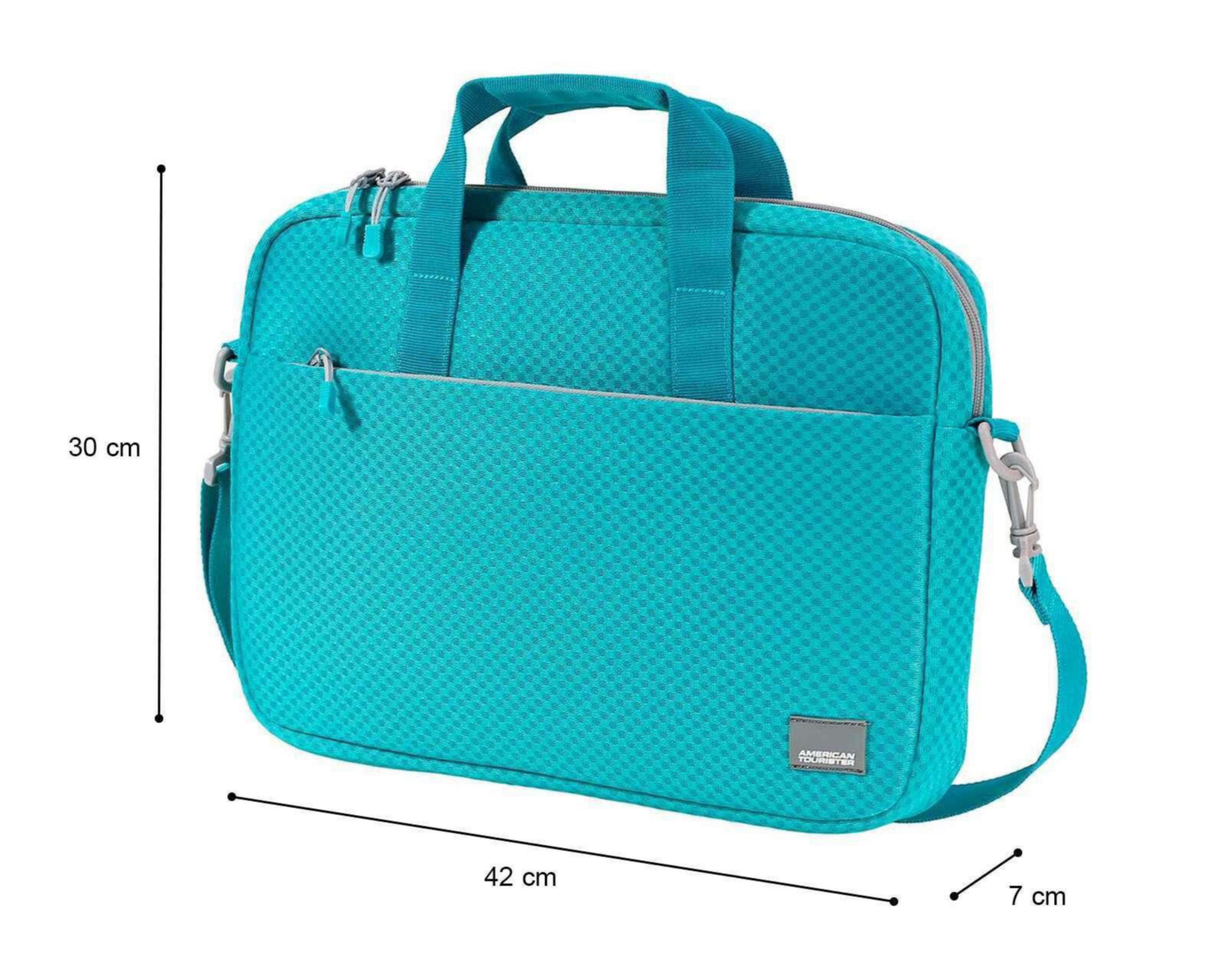 Foto 4 pulgar | Portafolio para Laptop American Tourister 15.6" Azul