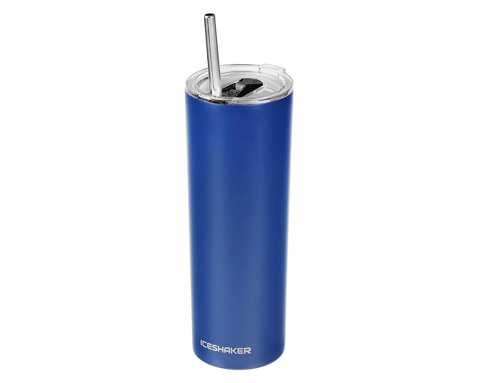 Termo Ice Shaker Skinny Azul Navy 591 ml