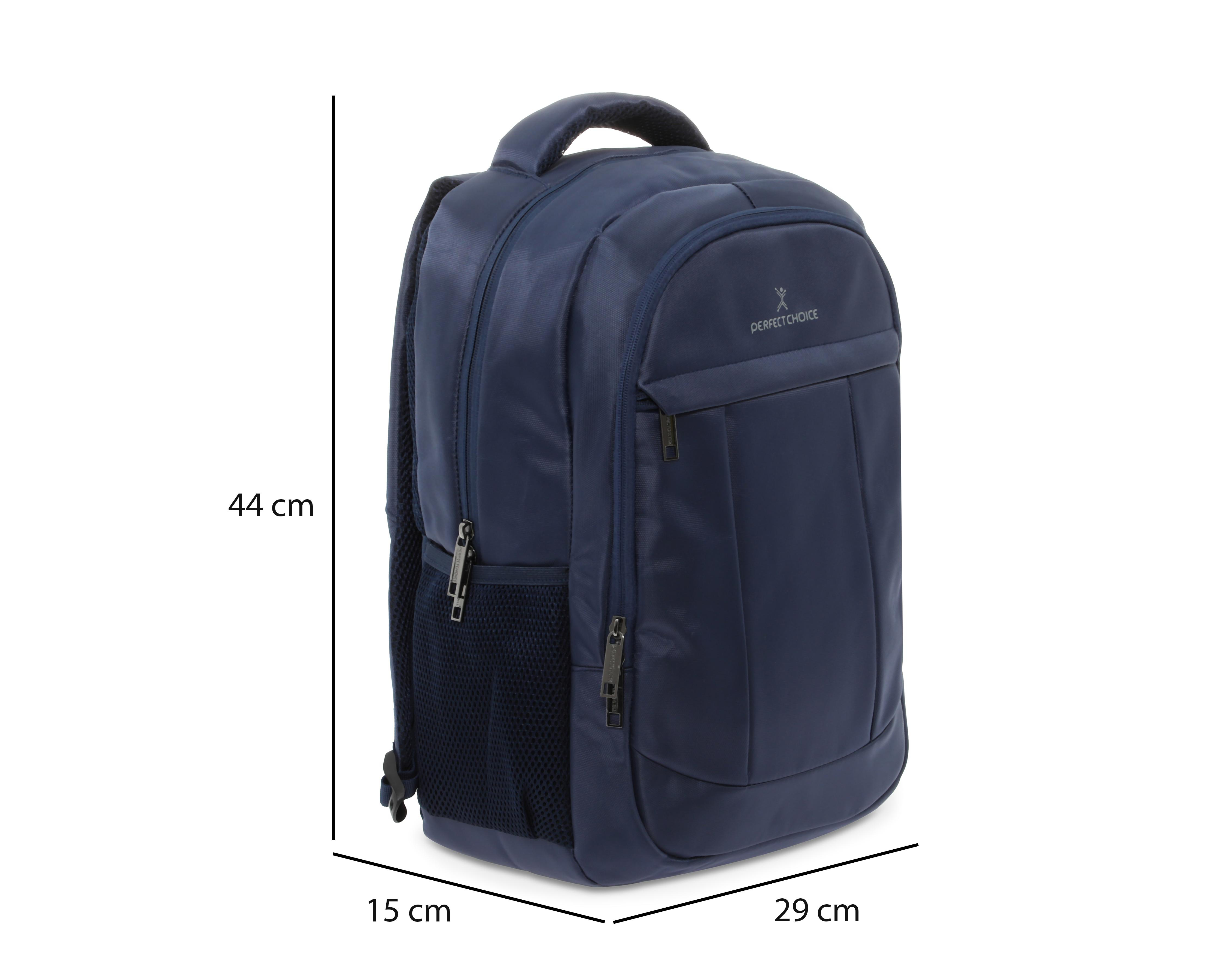 Foto 8 pulgar | Mochila para Laptop Perfect Choice Auden 15.6" Azul