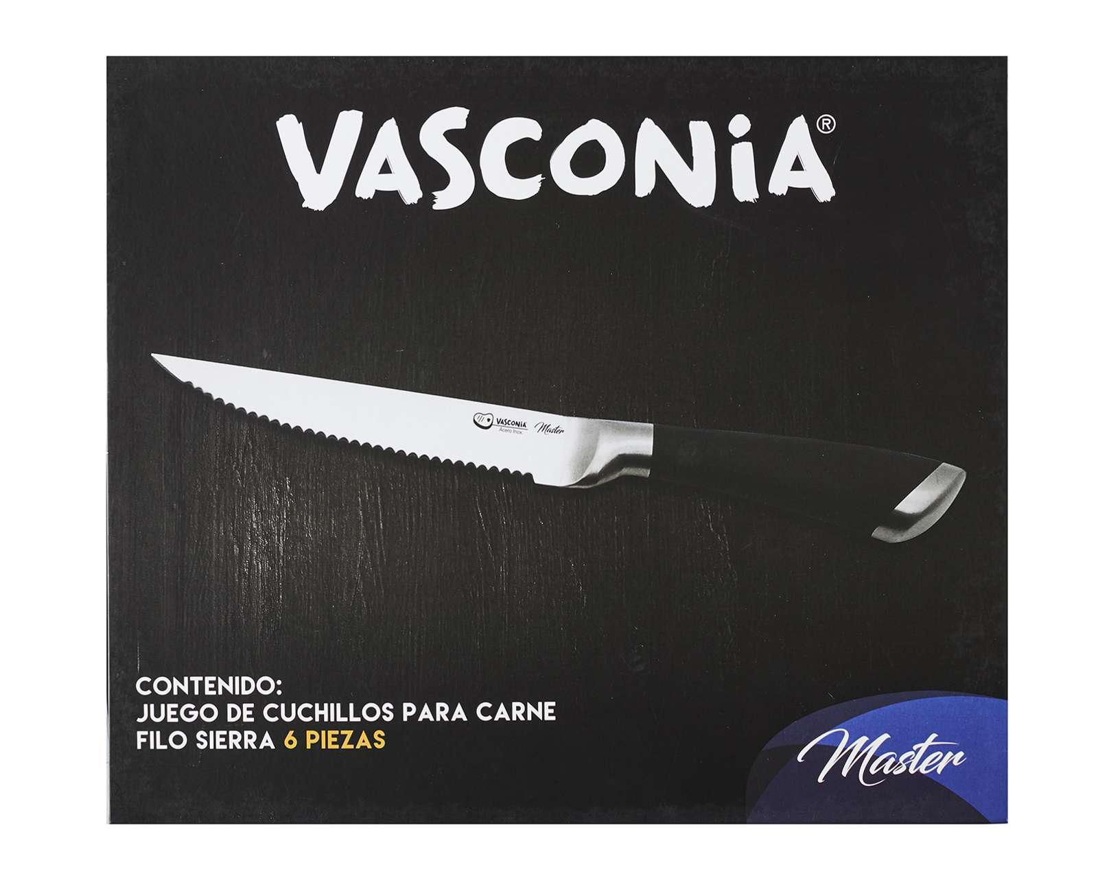 Foto 3 | Juego de Cuchillos Vasconia 6 Piezas