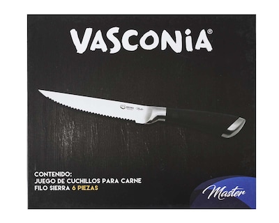 Foto 3 | Juego de Cuchillos Vasconia 6 Piezas